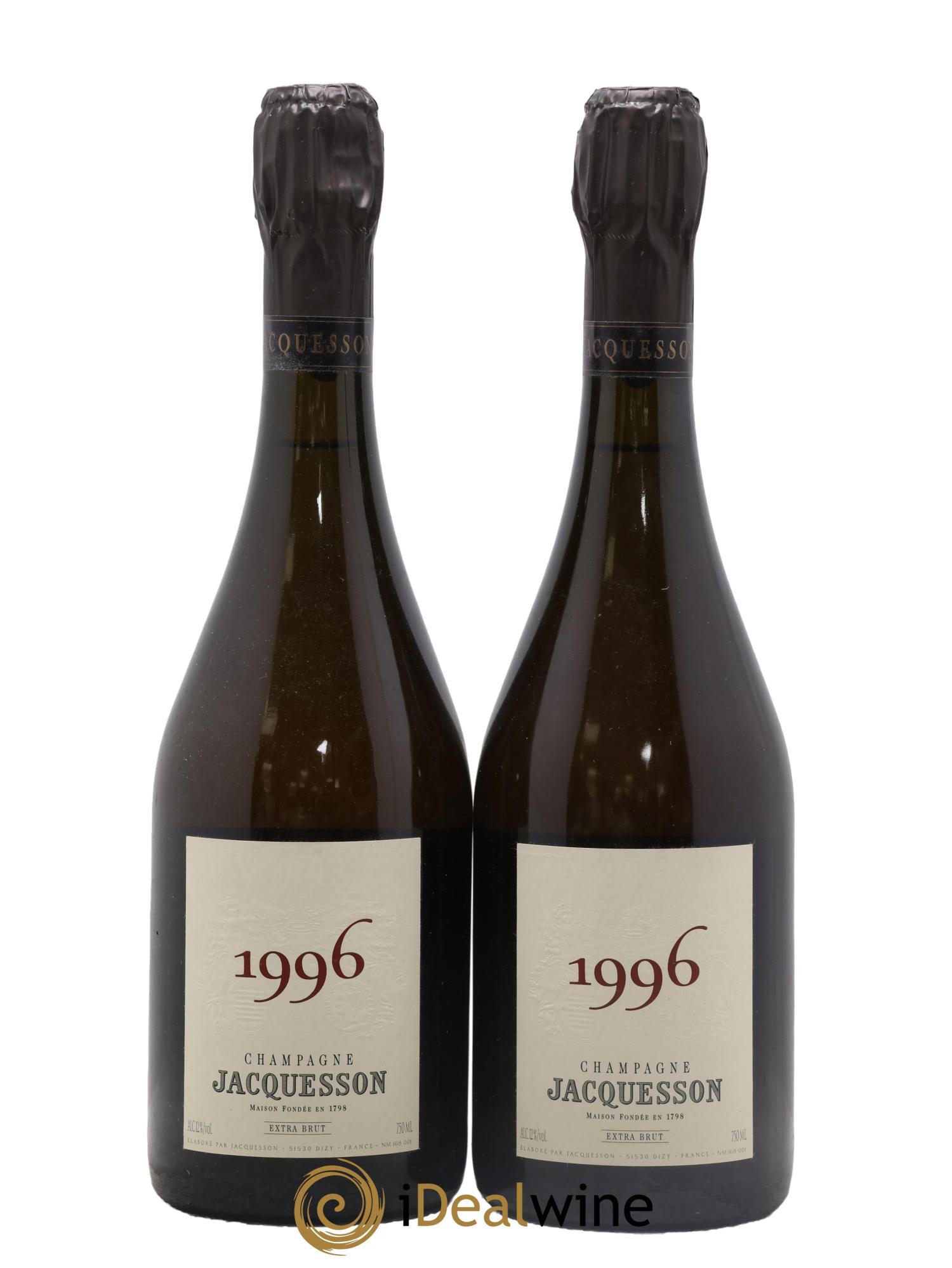 Millésimé Jacquesson 1996 - Lotto di 2 bottiglie - 0