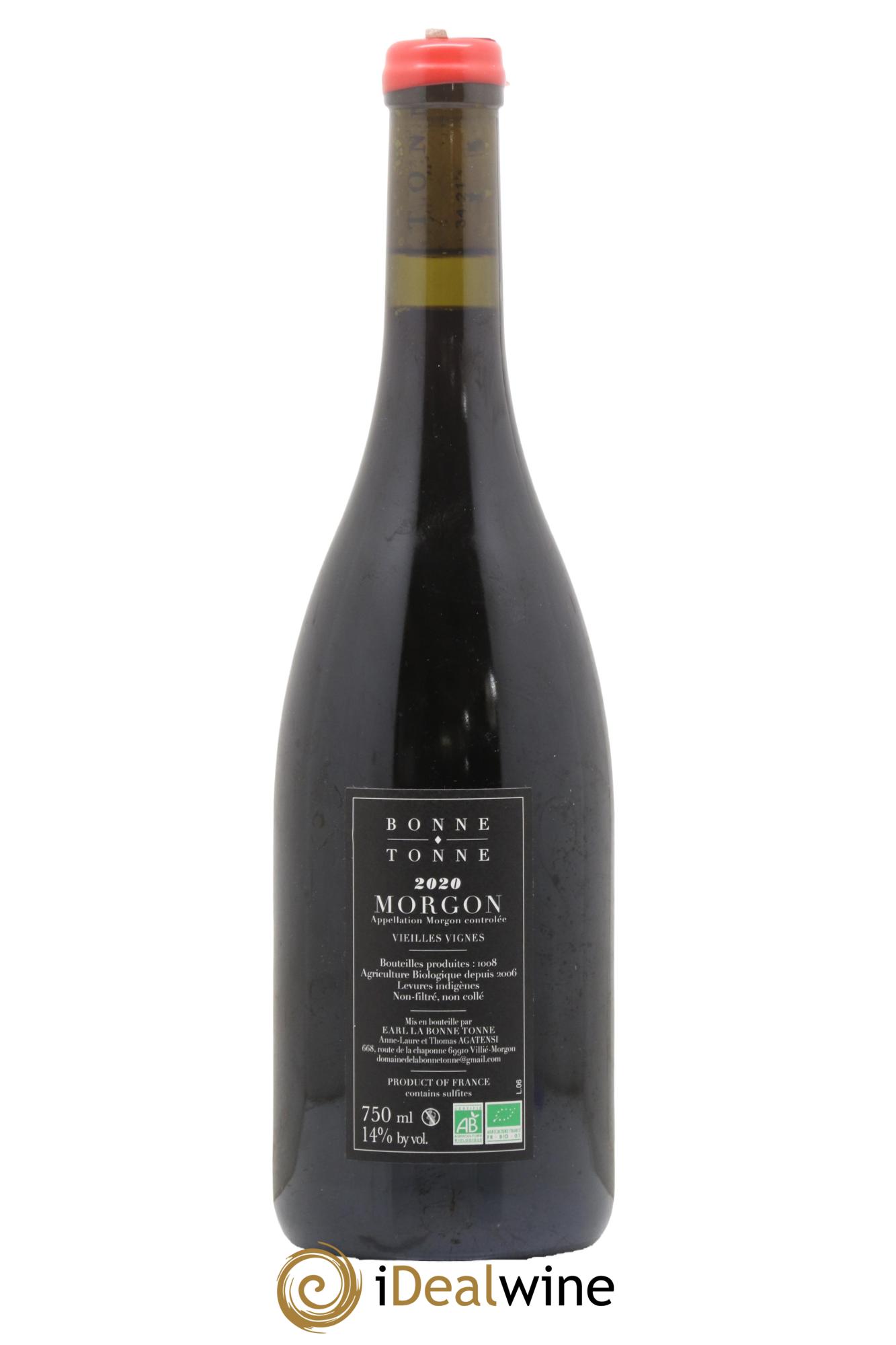 Morgon Vieilles Vignes La Bonne Tonne 2020 - Lot de 1 bouteille - 1
