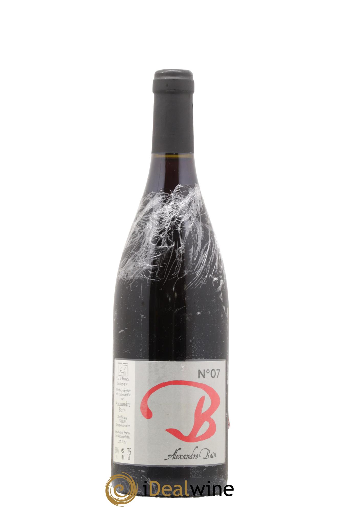 Vin de France N°07 Alexandre Bain 2017 - Lot de 1 bouteille - 0