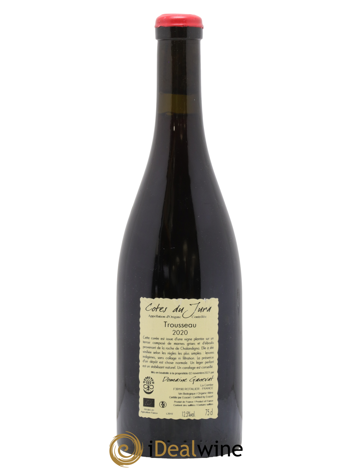 Côtes du Jura Plein Sud Jean-François Ganevat (Domaine) 2020 - Lot of 1 bottle - 1