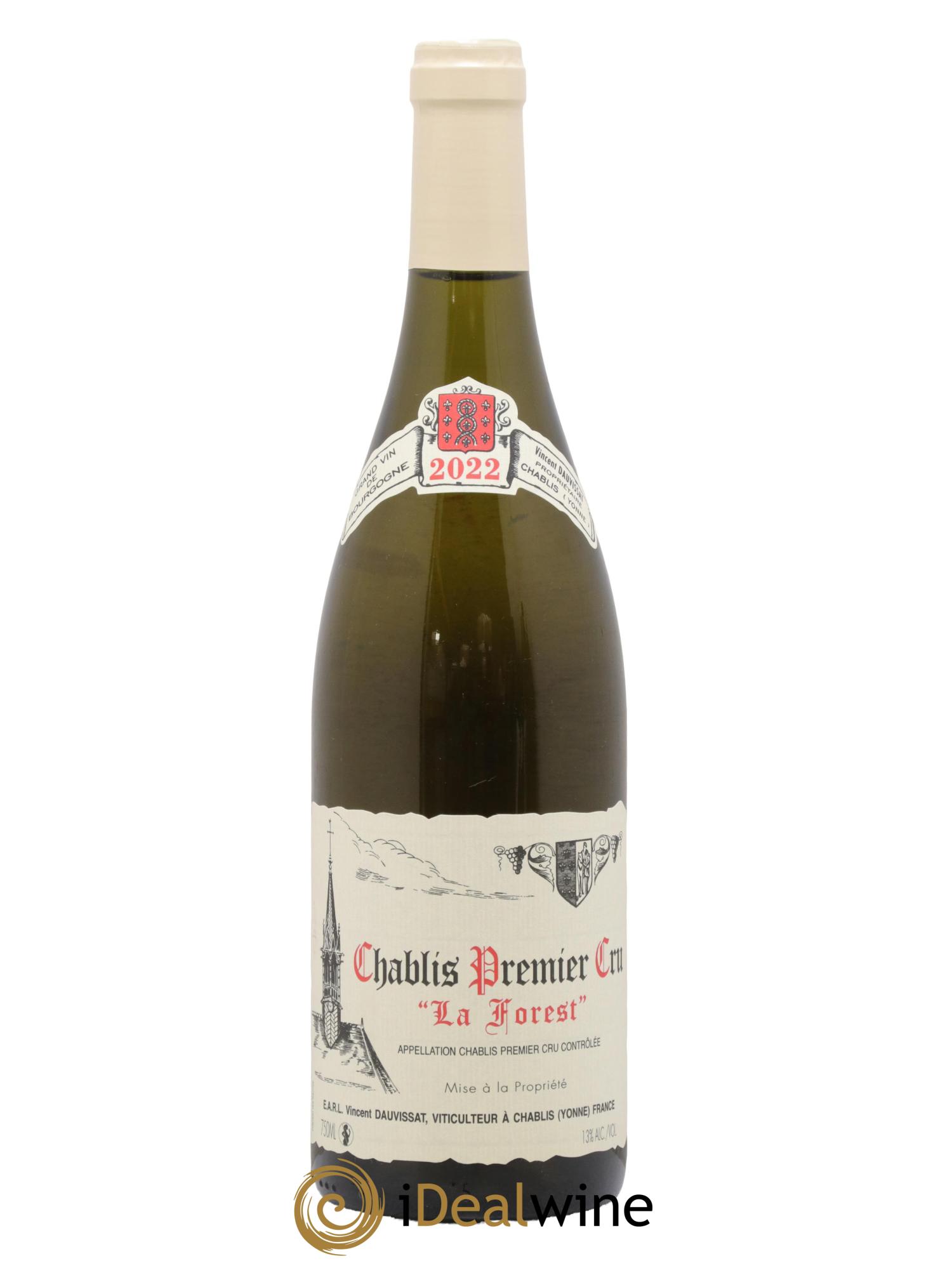 Chablis 1er Cru La Forest Vincent Dauvissat (Domaine) 2022 - Lot of 1 bottle - 0