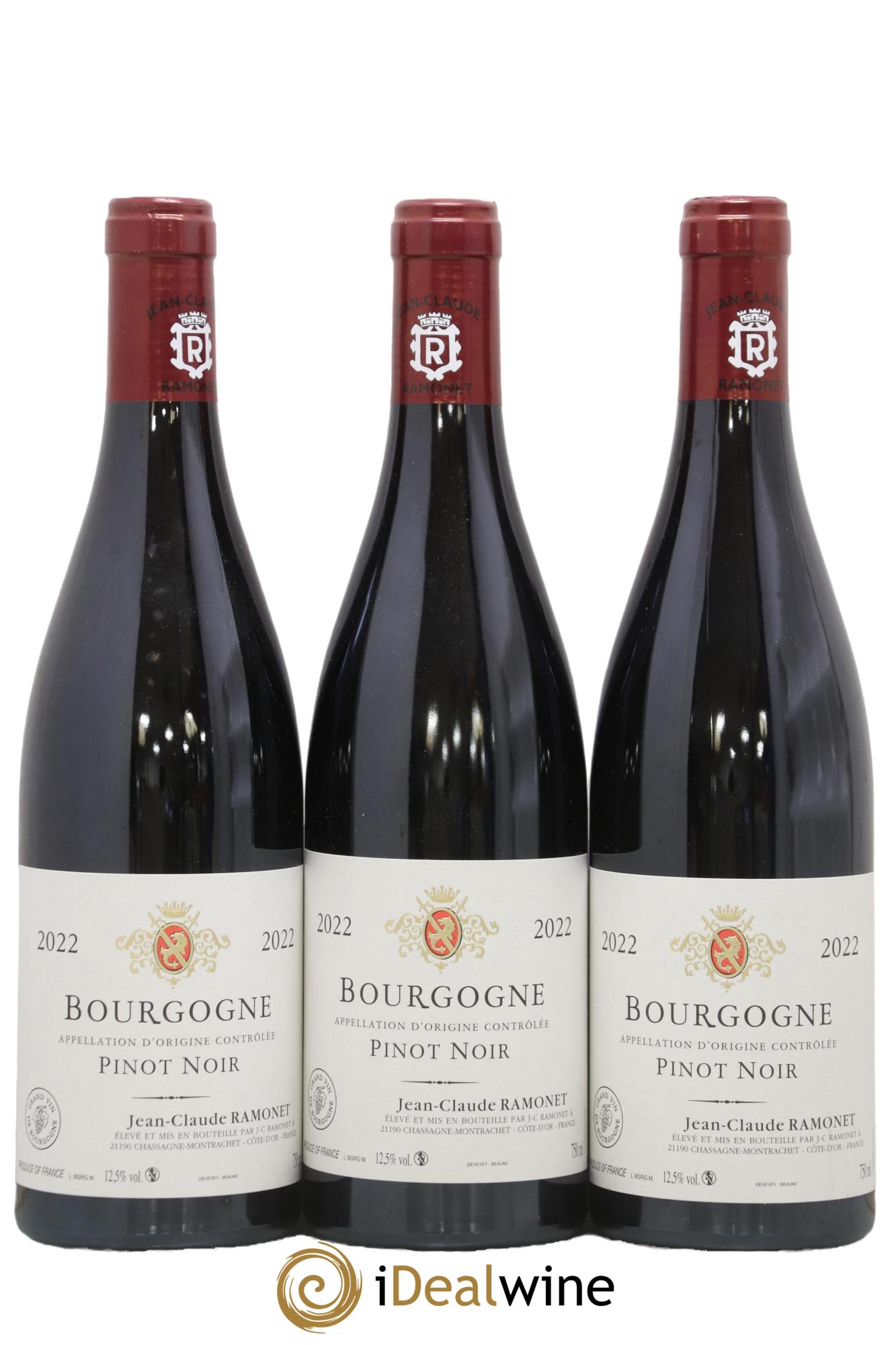 Bourgogne Pinot Noir Ramonet (Domaine) 2022 - Lot de 3 bouteilles - 0