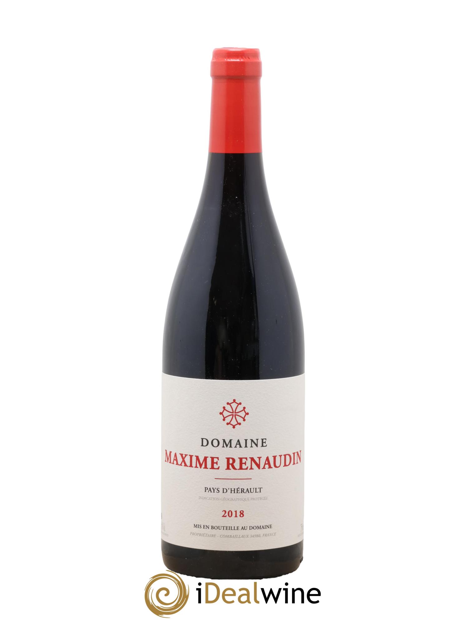 IGP Pays d'Hérault Maxime Renaudin 2018 - Lot of 1 bottle - 0