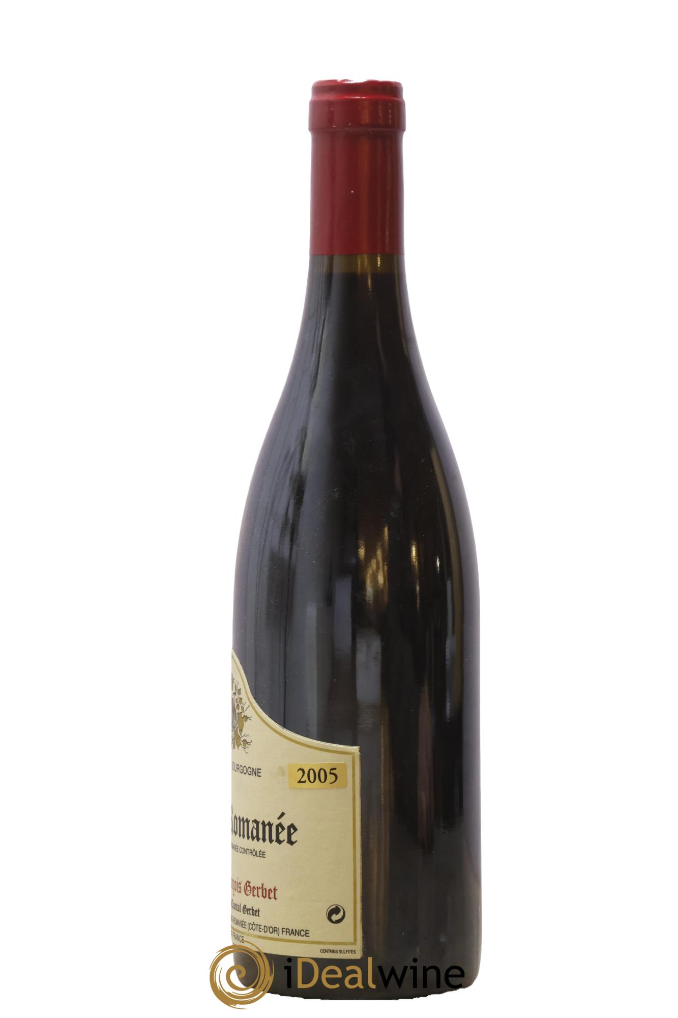 Vosne-Romanée François Gerbet 2005 - Lot de 1 bouteille - 1