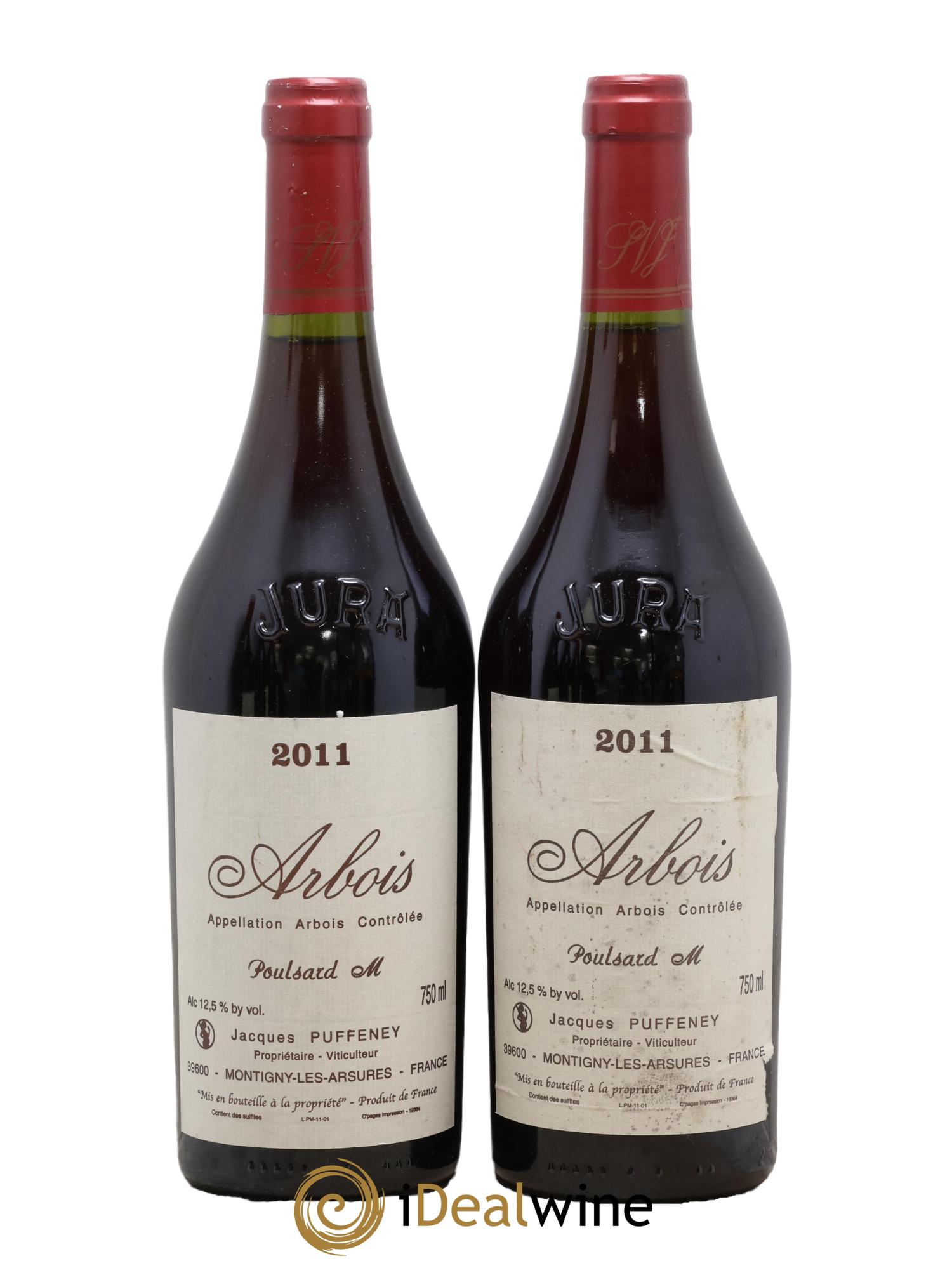 Arbois Poulsard M Jacques Puffeney 2011 - Lot de 2 bouteilles - 0