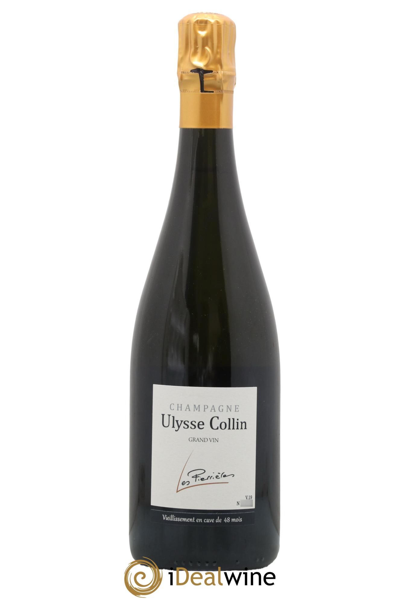 Les Pierrières Blancs de Blancs Extra-Brut 48 mois d'élevage Ulysse Collin 2019 - Lot de 1 bouteille - 0