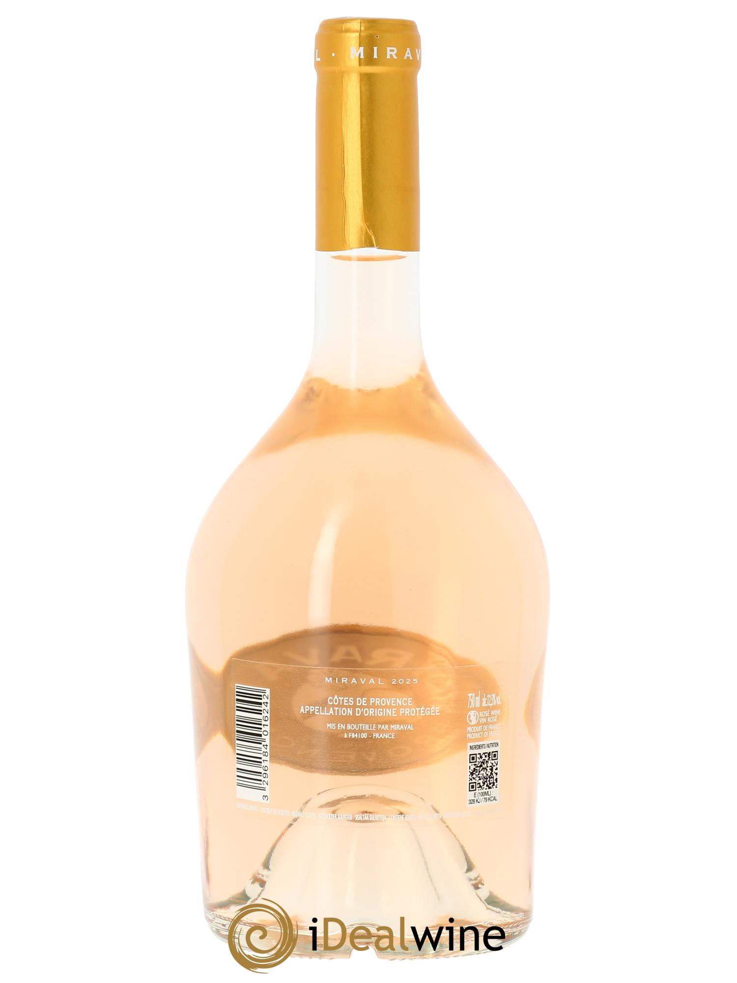 Côtes de Provence Château de Miraval 2025 - Lot de 1 bouteille - 1