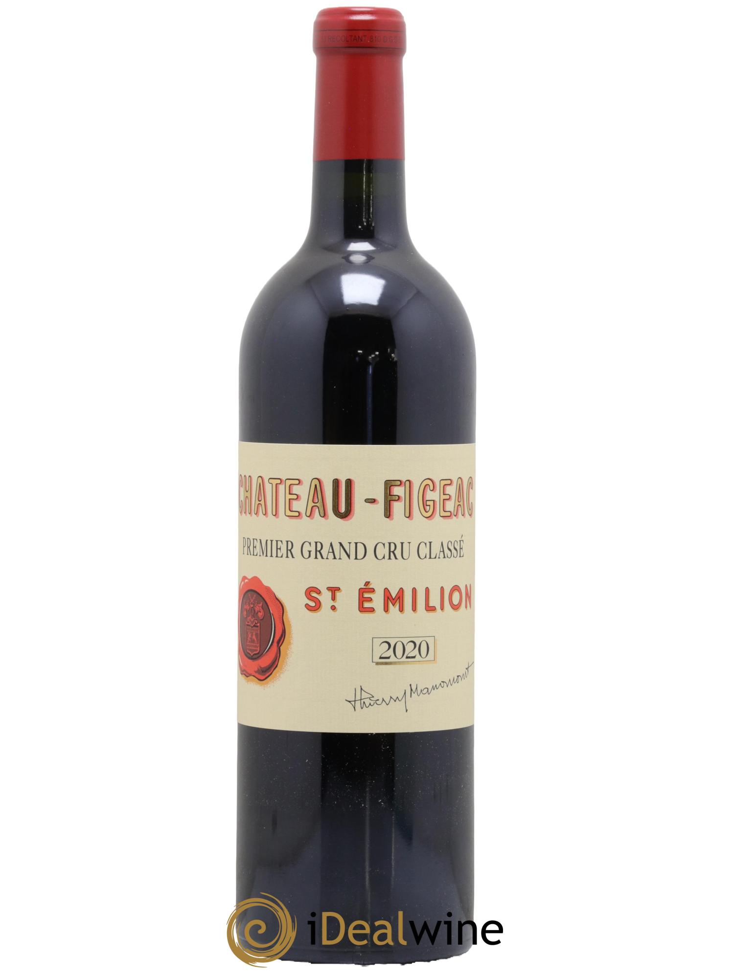 Château Figeac 1er Grand Cru Classé A 2020 - Lot de 1 bouteille - 1