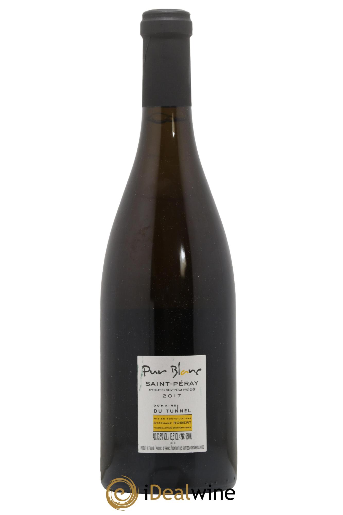 Saint-Péray Pur Blanc Tunnel (Domaine du) 2017 - Lot de 1 bouteille - 1