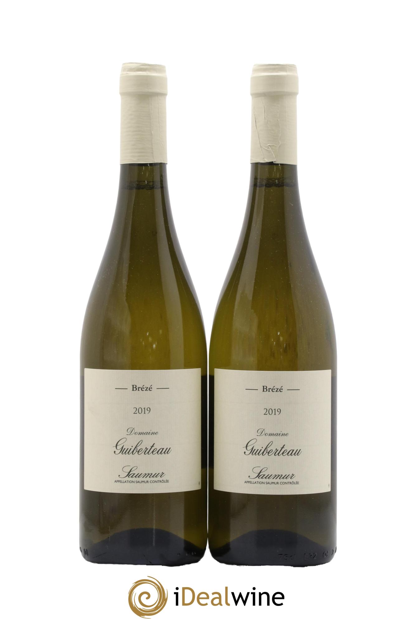 Saumur Brézé Domaine Guiberteau 2019 - Lotto di 2 bottiglie - 0