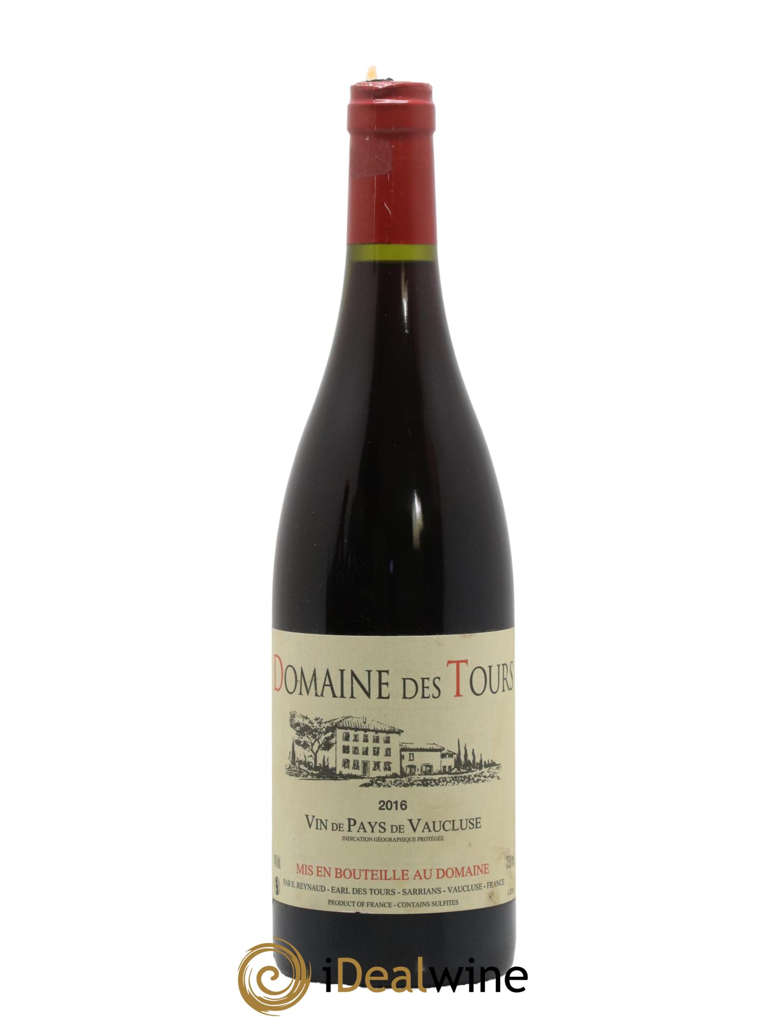 IGP Vaucluse (Vin de Pays de Vaucluse) Domaine des Tours Emmanuel Reynaud 2016 - Posten von 1 Flasche - 0