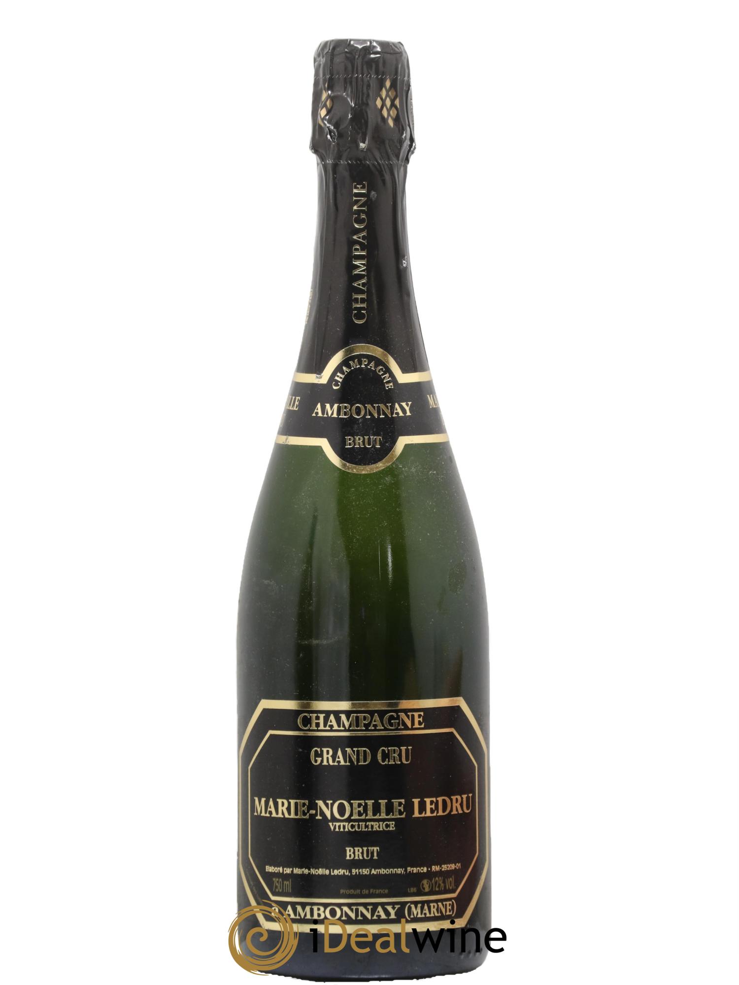 Champagne Grand Cru Brut Maison Marie-Noëlle Ledru - Lot de 1 bouteille - 0