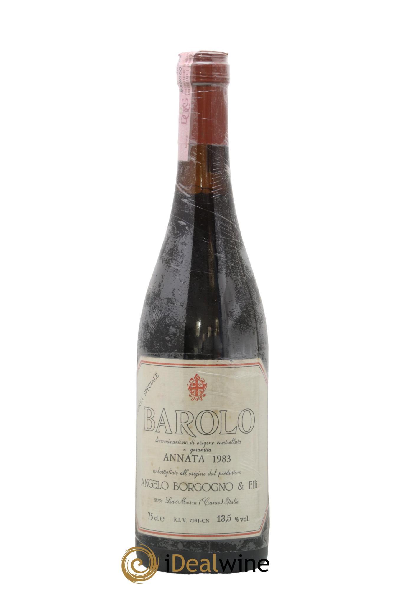 Barolo DOCG Riserva Speciale Angelo Borgogno 1983 - Lot of 1 bottle - 0