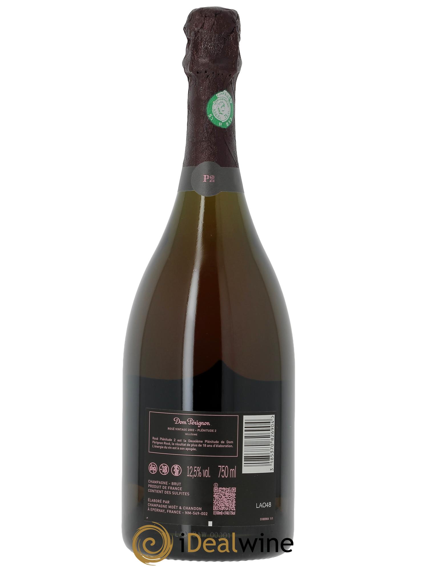 2eme Plenitude (P2) Dom Pérignon 2002 - Lotto di 1 bottiglia - 2