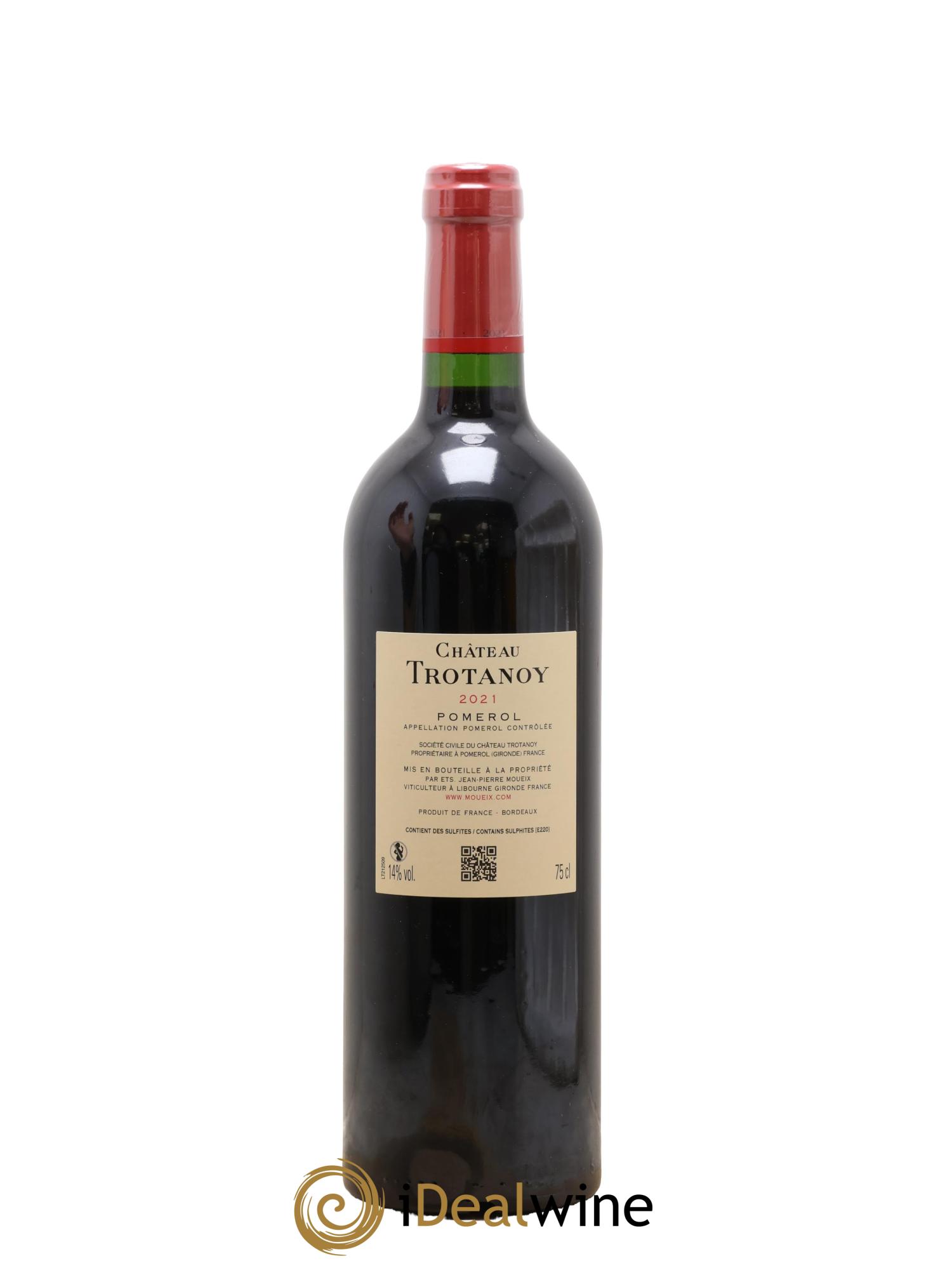 Château Trotanoy 2021 - Lot of 1 bottle - 1