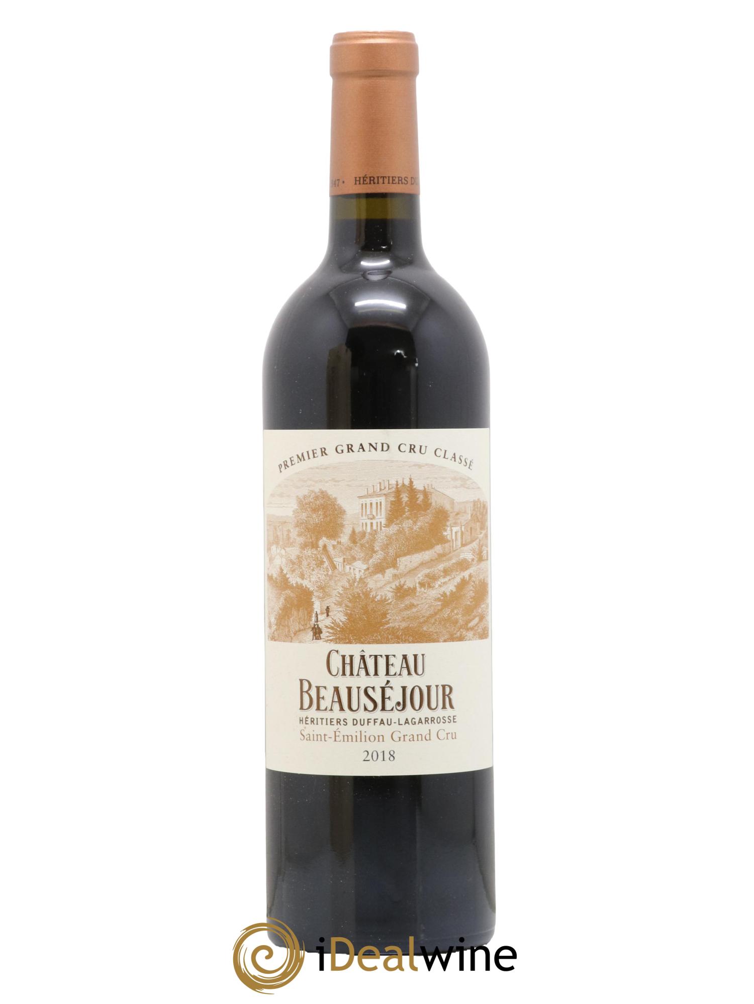 Château Beauséjour (Duffau-Lagarrosse) 1er Grand Cru Classé B 2018 - Lot de 1 bouteille - 1