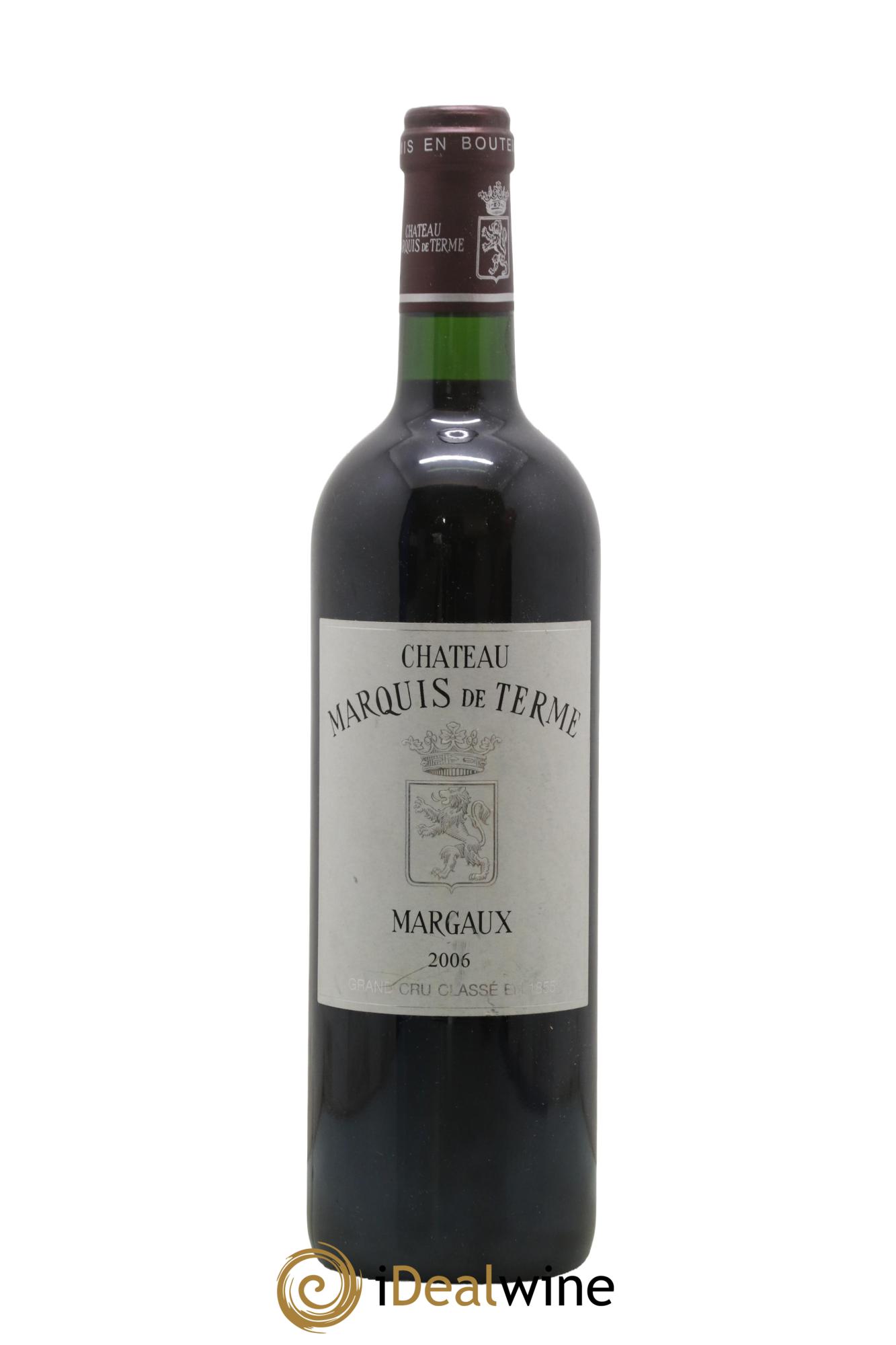 Château Marquis de Terme 4ème Grand Cru Classé 2006 - Lotto di 1 bottiglia - 0