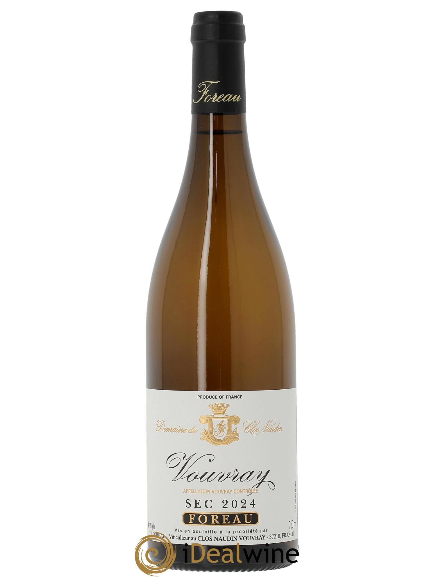 Vouvray Sec Clos Naudin - Philippe Foreau 2024 - Lot of 1 bottle - 0