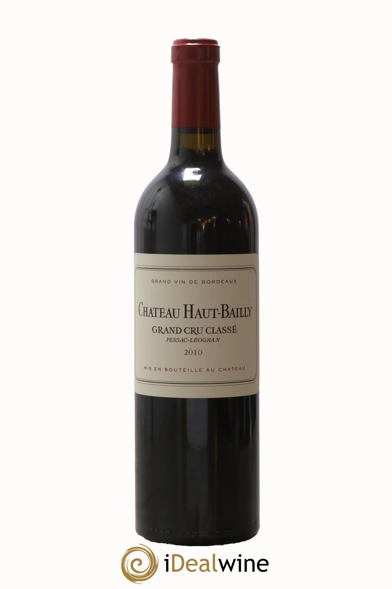 Château Haut-Bailly Cru Classé de Graves 2010 - Lot de 1 bouteille - 0