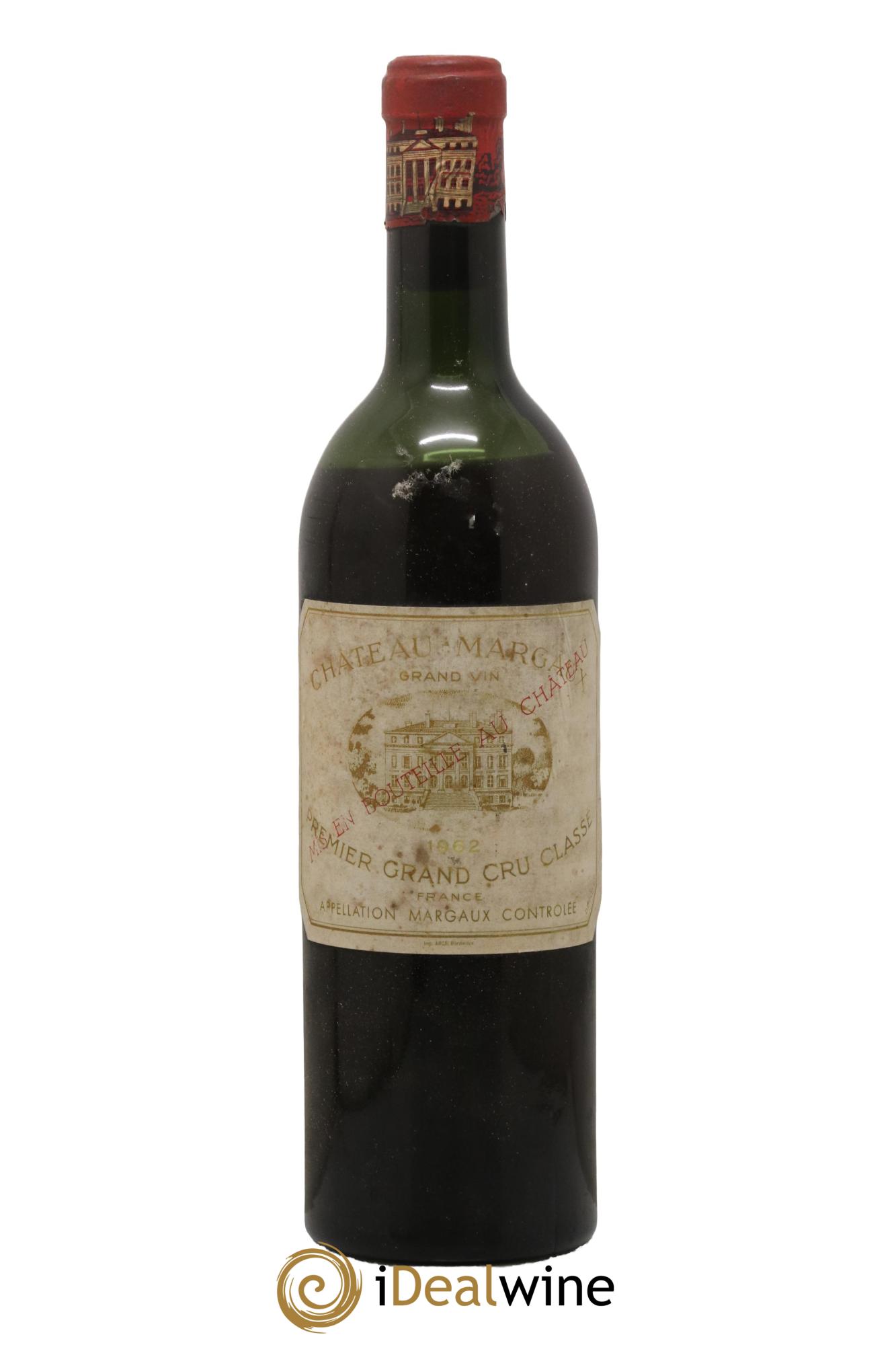 Château Margaux 1er Grand Cru Classé 1962 - Lot de 1 bouteille - 0