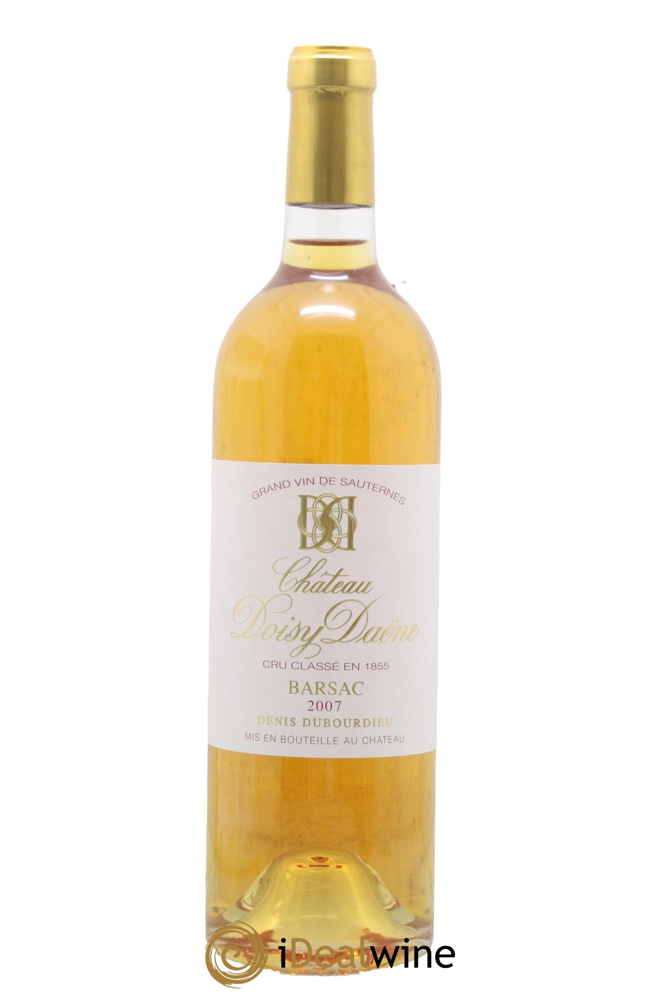 Château Doisy Daëne 2ème Grand Cru Classé 2007 - Lot de 1 bouteille - 0