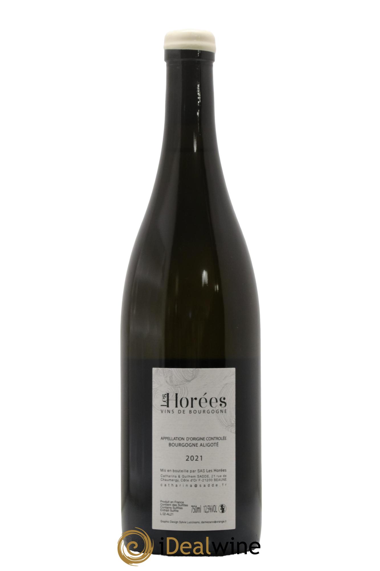 Bourgogne Aligoté En Coulezain Les Horées 2021 - Lot of 1 bottle - 1