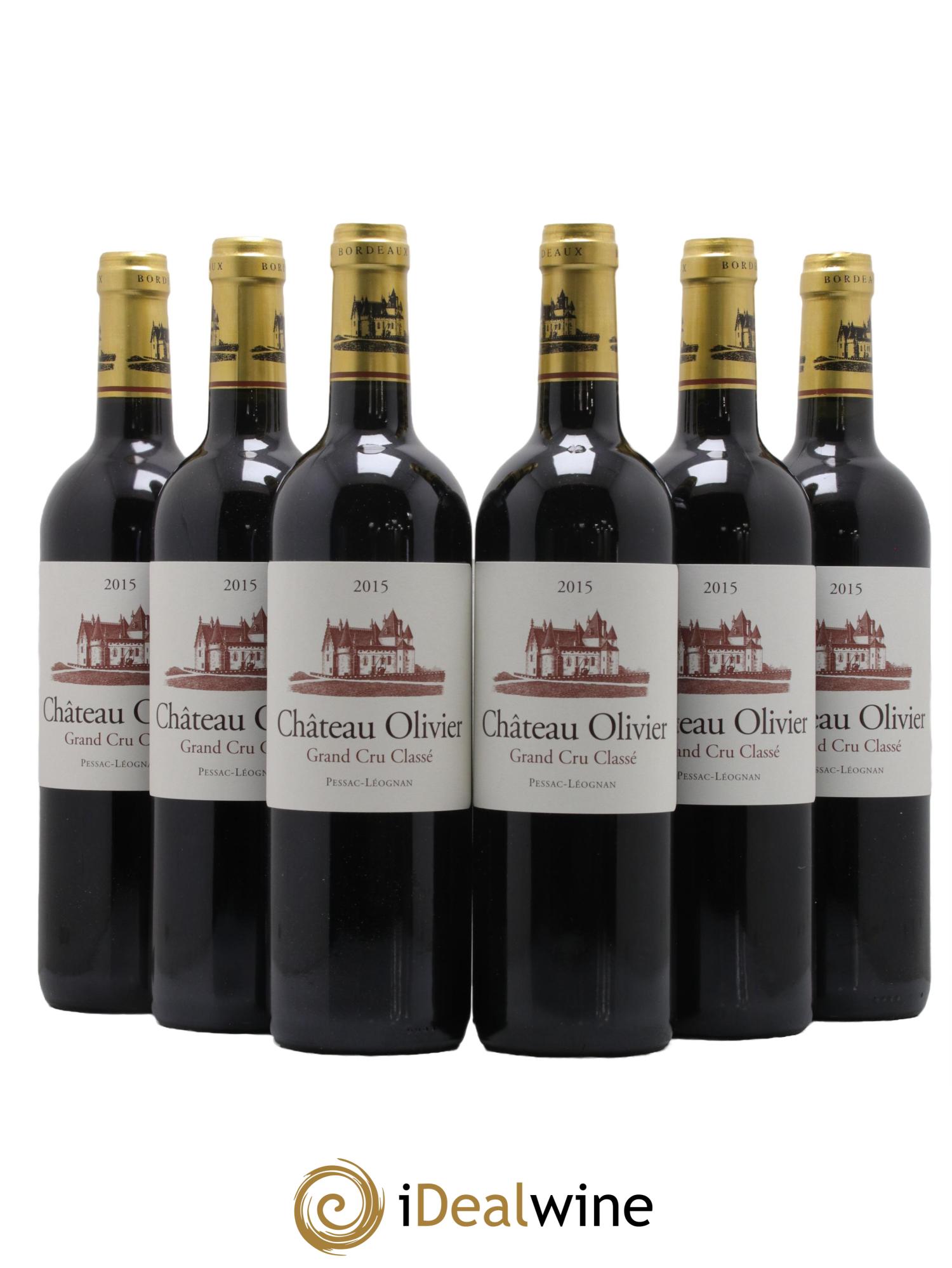 Château Olivier Cru Classé de Graves 2015 - Lot de 6 bouteilles - 0