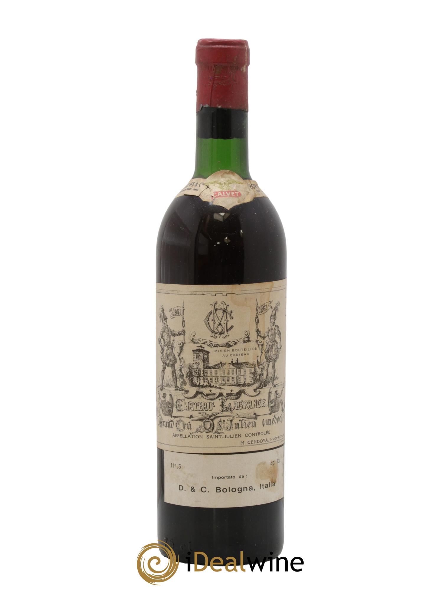Château Lagrange 3ème Grand Cru Classé 1961 - Lot de 1 bouteille - 0