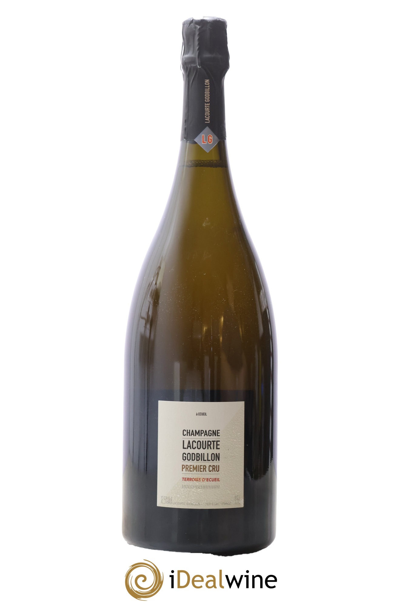 Champagne 1er Cru Extra-Brut Terroirs D'Ecueil Lacourte-Godbillon - Lot de 1 magnum - 0