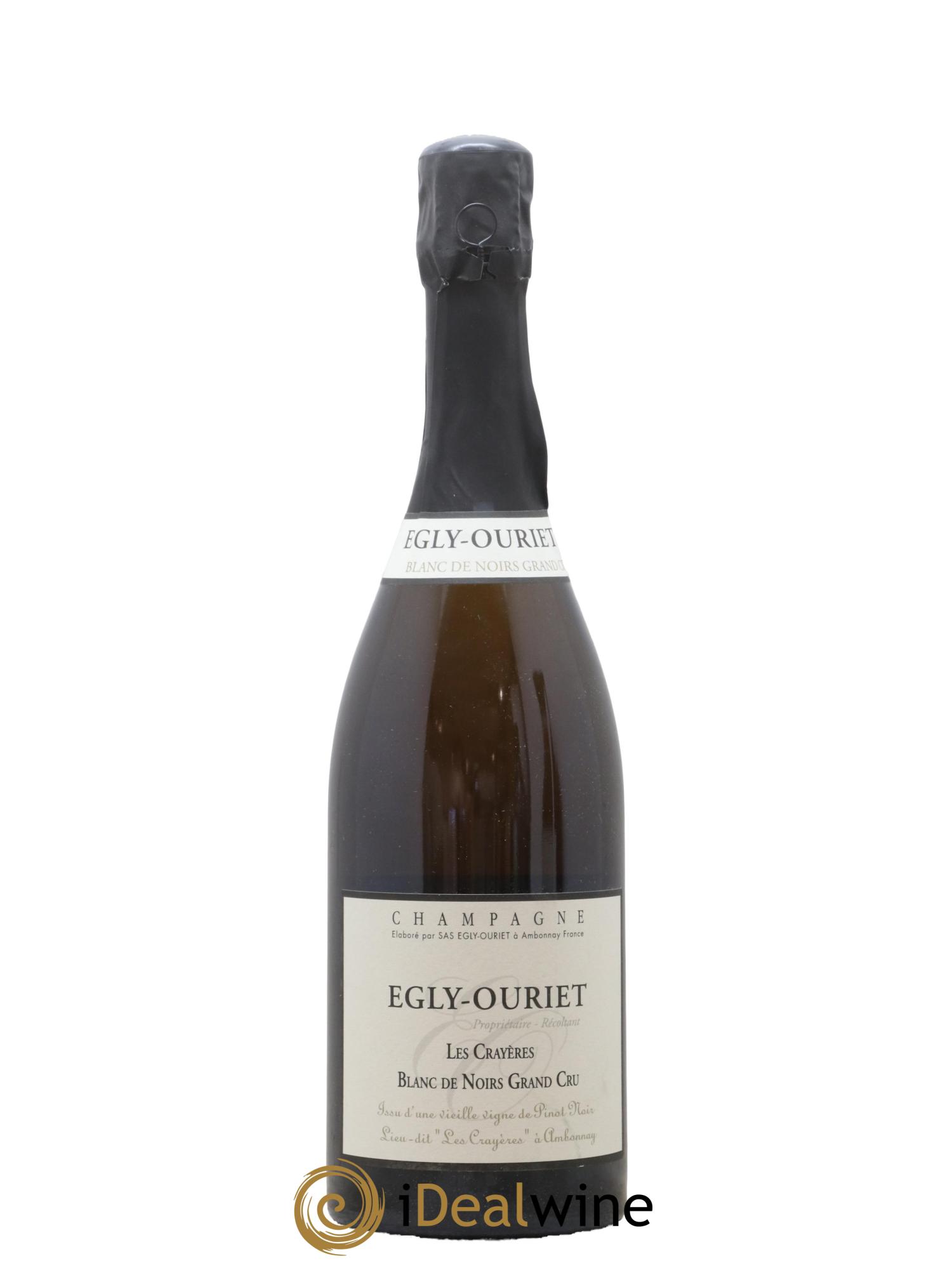 Blanc de Noirs Les Crayères Vieilles vignes Egly-Ouriet - Lot de 1 bouteille - 0