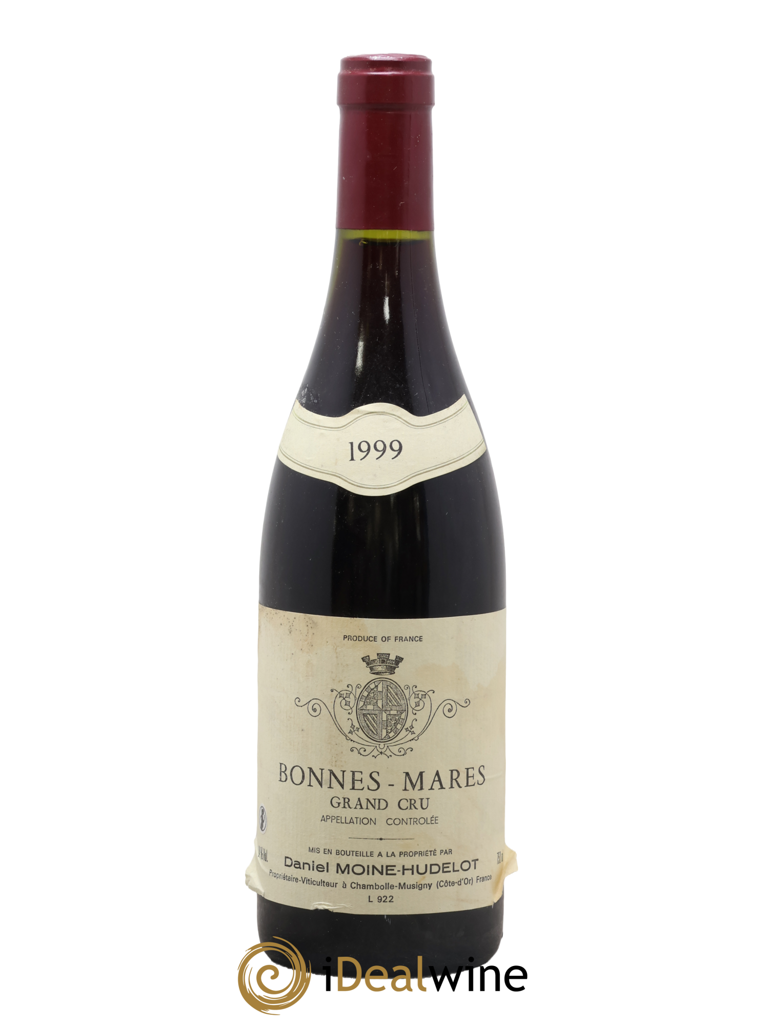 Bonnes-Mares Grand Cru Moine-Hudelot (Domaine) 1999 - Lot of 1 bottle - 0