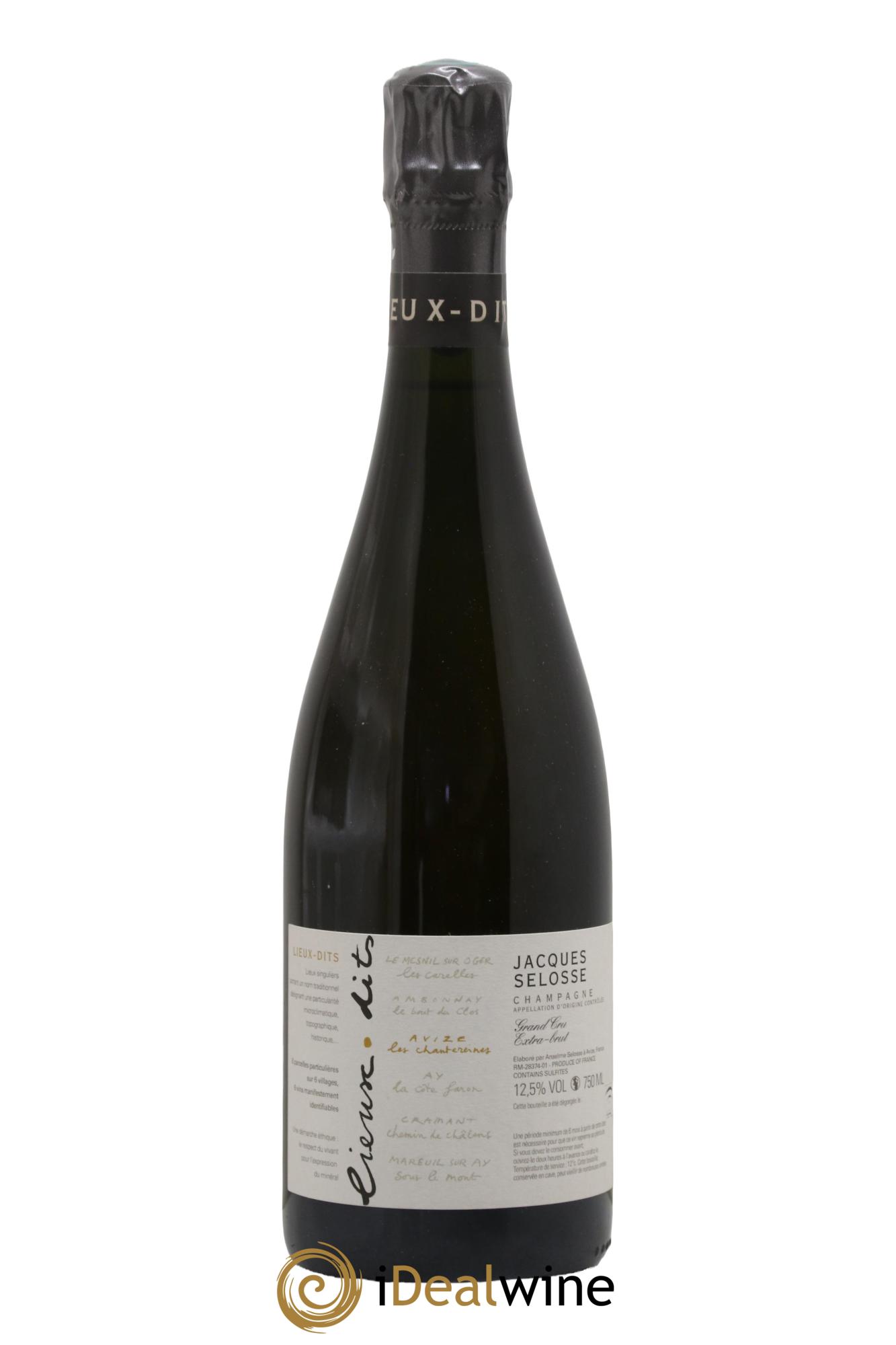 Avize Les Chantereines Grand Cru Extra-Brut Jacques Selosse - Posten von 1 Flasche - 0