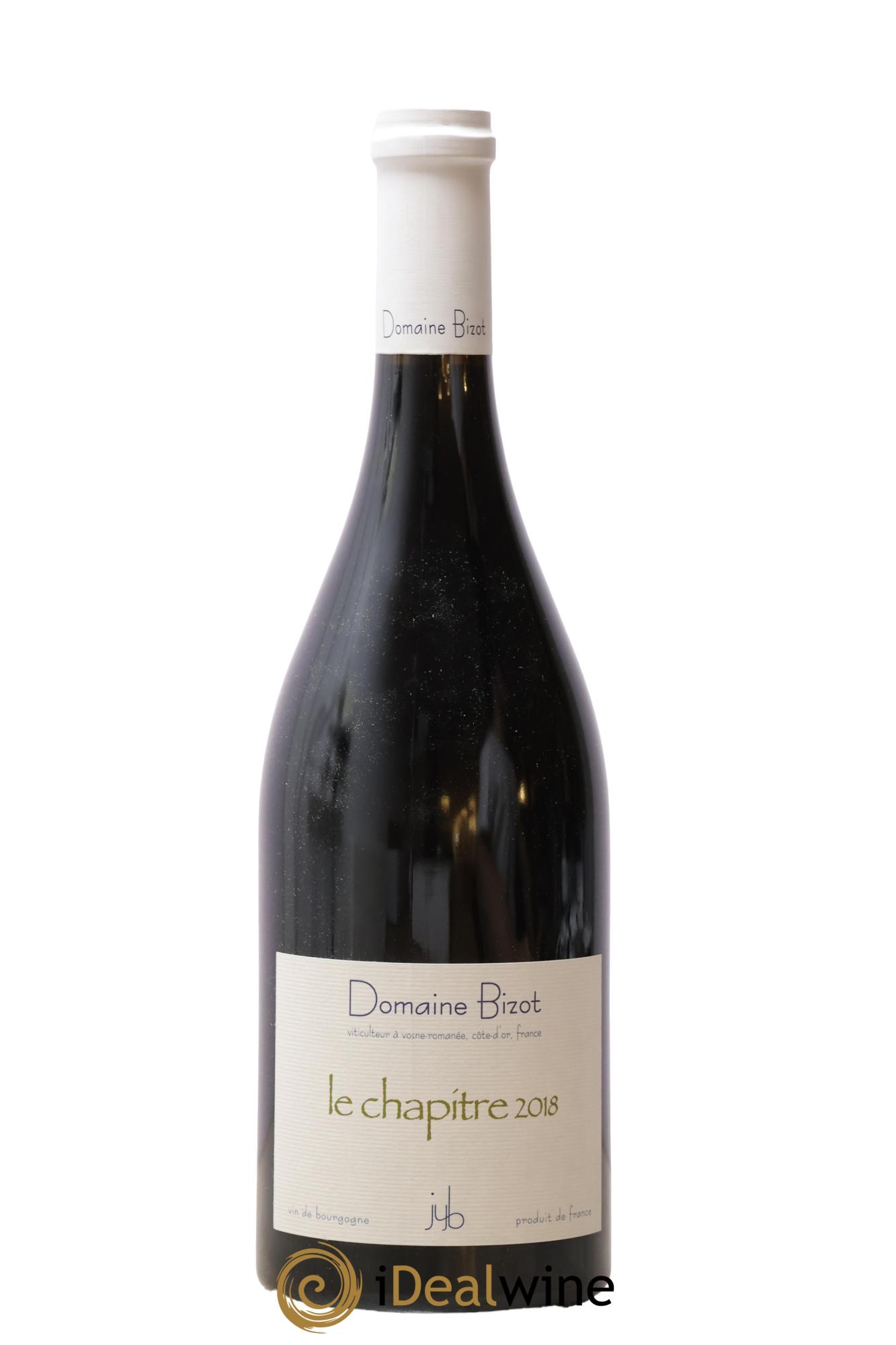 Bourgogne Le Chapitre Bizot (Domaine) 2018 - Lotto di 1 bottiglia - 0