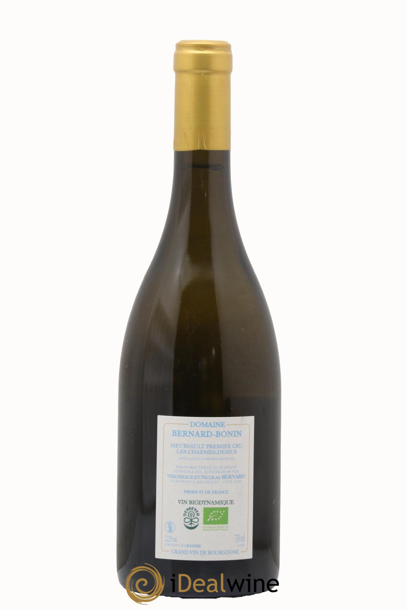 Meursault 1er Cru Les Charmes Dessus Bernard Bonin  2022 - Lot of 1 bottle - 1