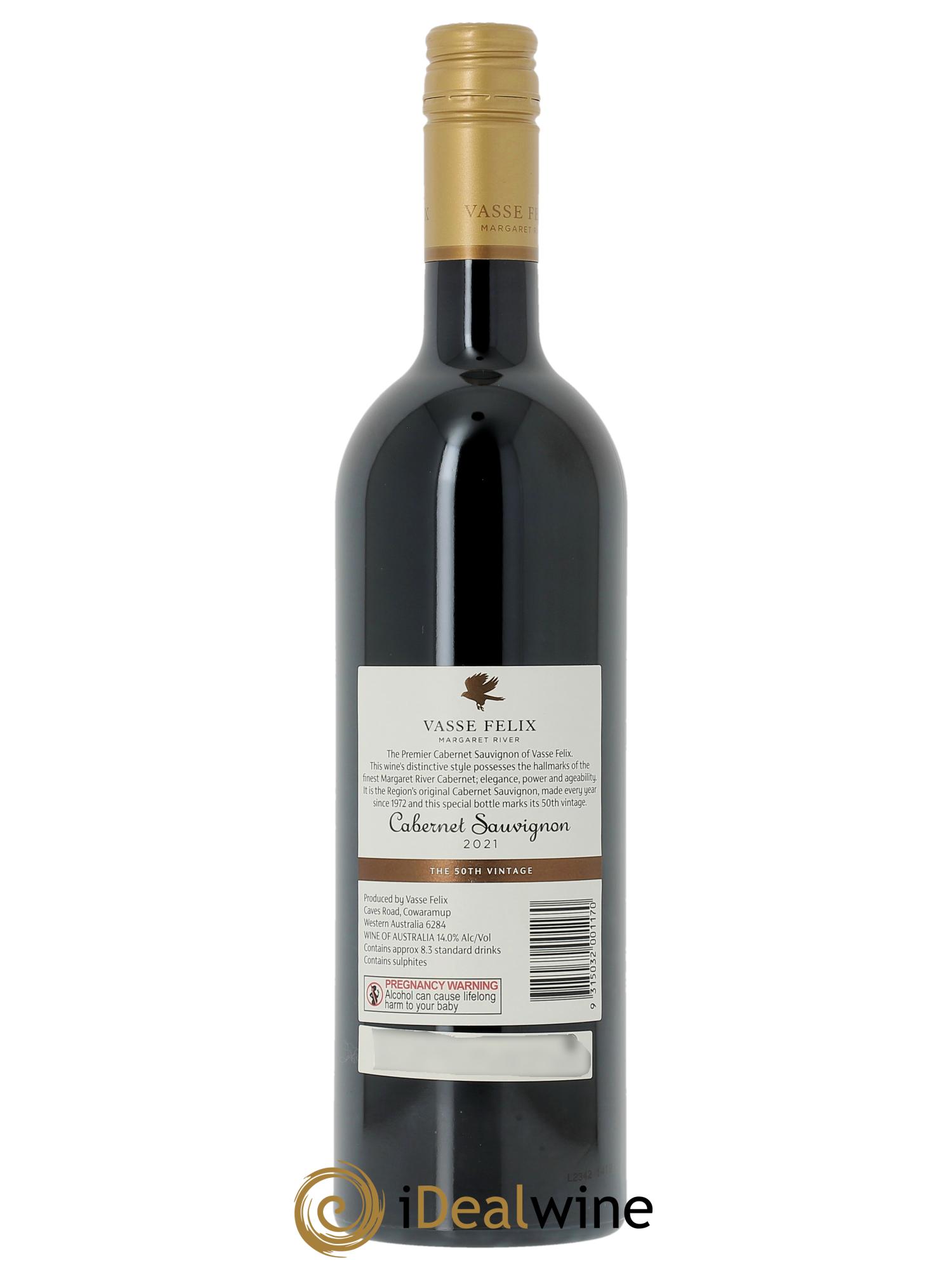 Margaret River Vasse Felix Cabernet Sauvignon  2021 - Lot of 1 bottle - 1