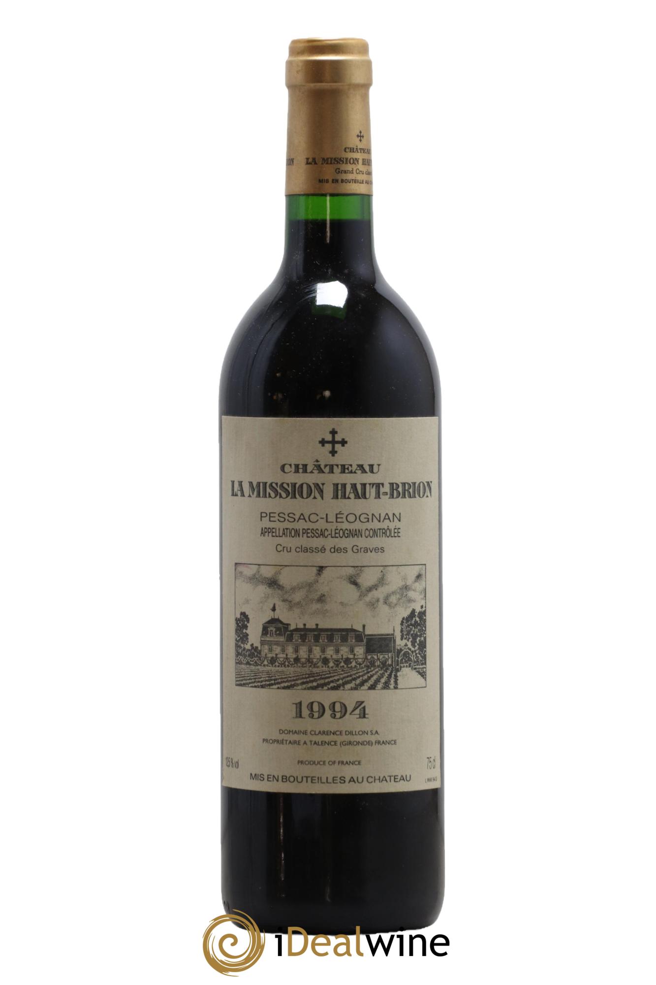Château la Mission Haut-Brion Cru Classé de Graves 1994 - Lot de 1 bouteille - 0