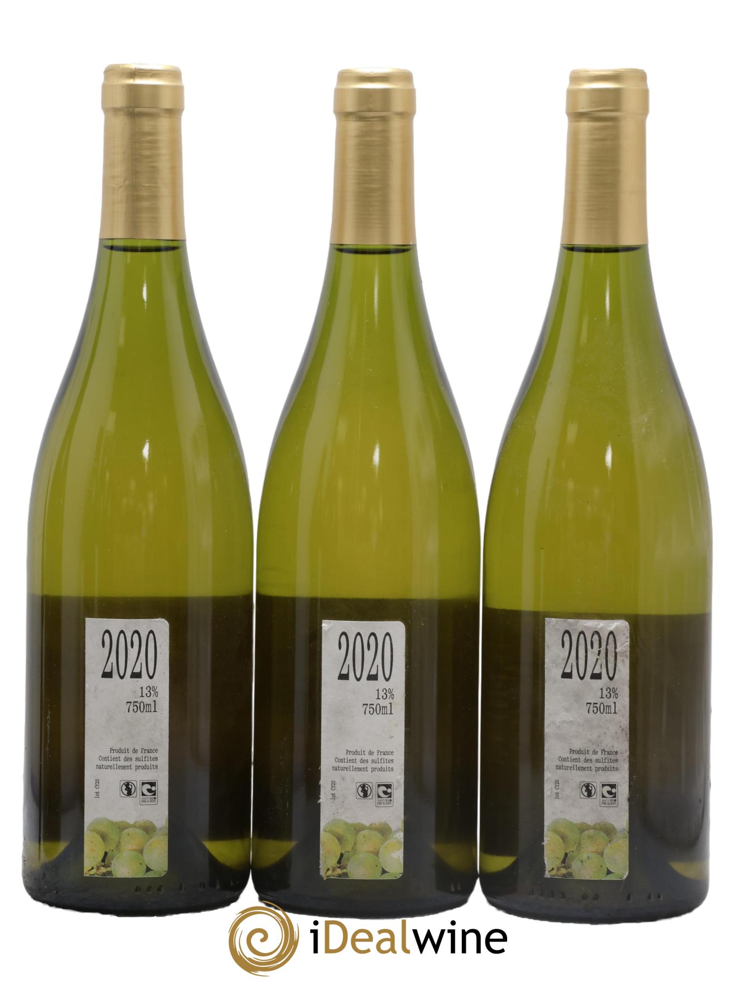 Vin de France Chardonnay Eric Goypieron 2020 - Lot de 3 bouteilles - 1