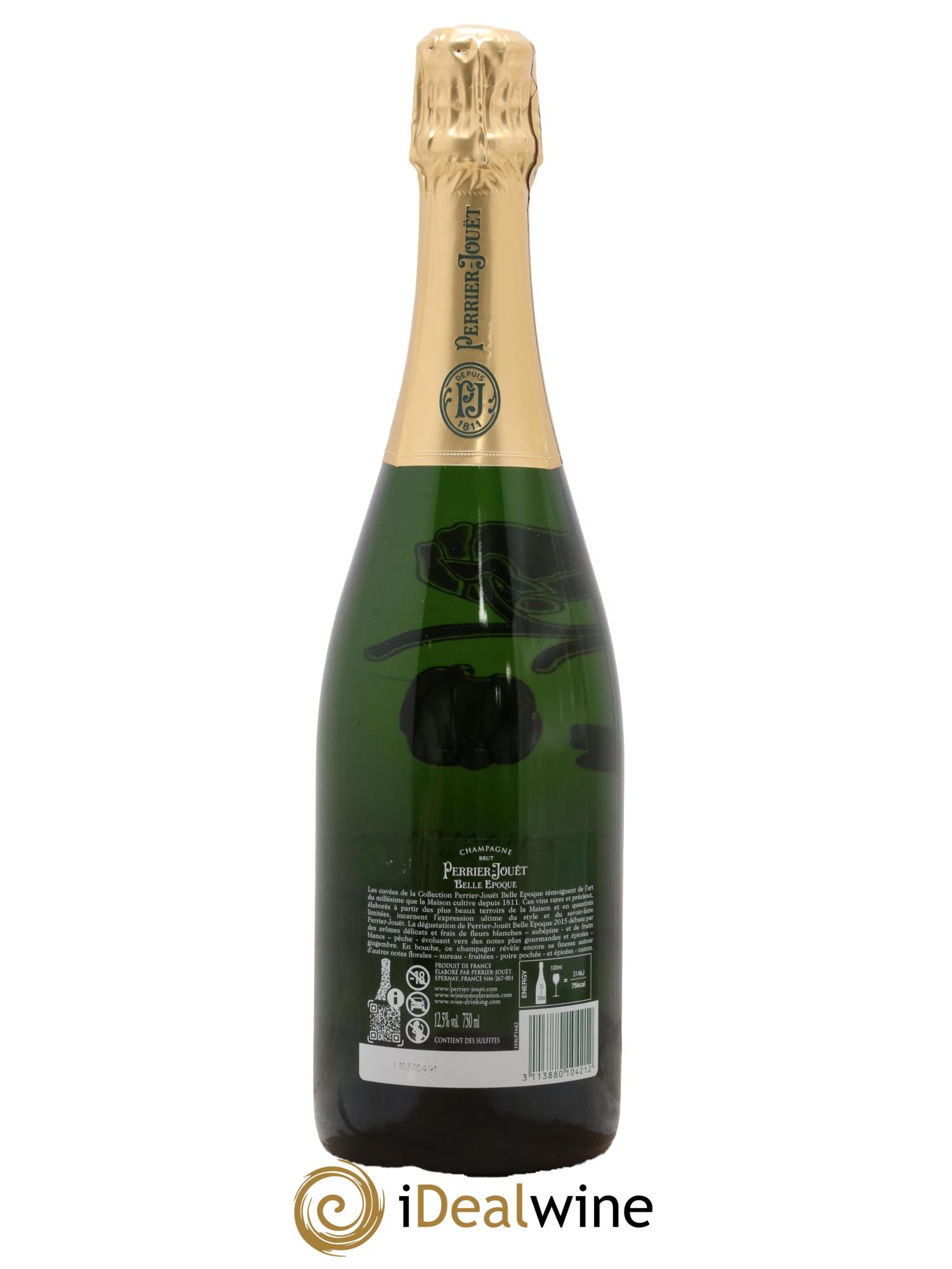 Cuvée Belle Epoque Brut Perrier-Jouët 2015 - Lot of 1 bottle - 1