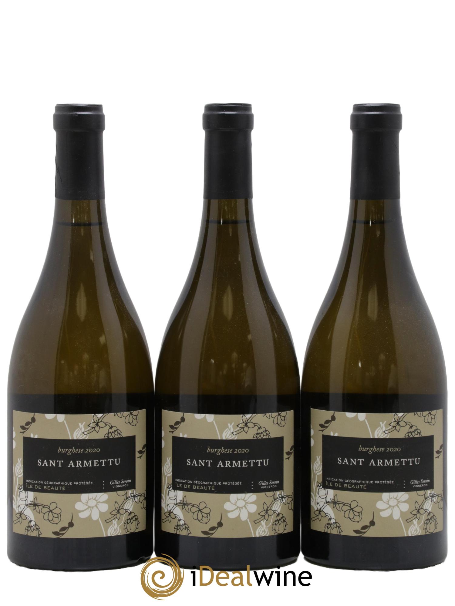 IGP Ile de Beauté Burghese Sant Armettu (Domaine) 2020 - Lotto di 3 bottiglie - 0