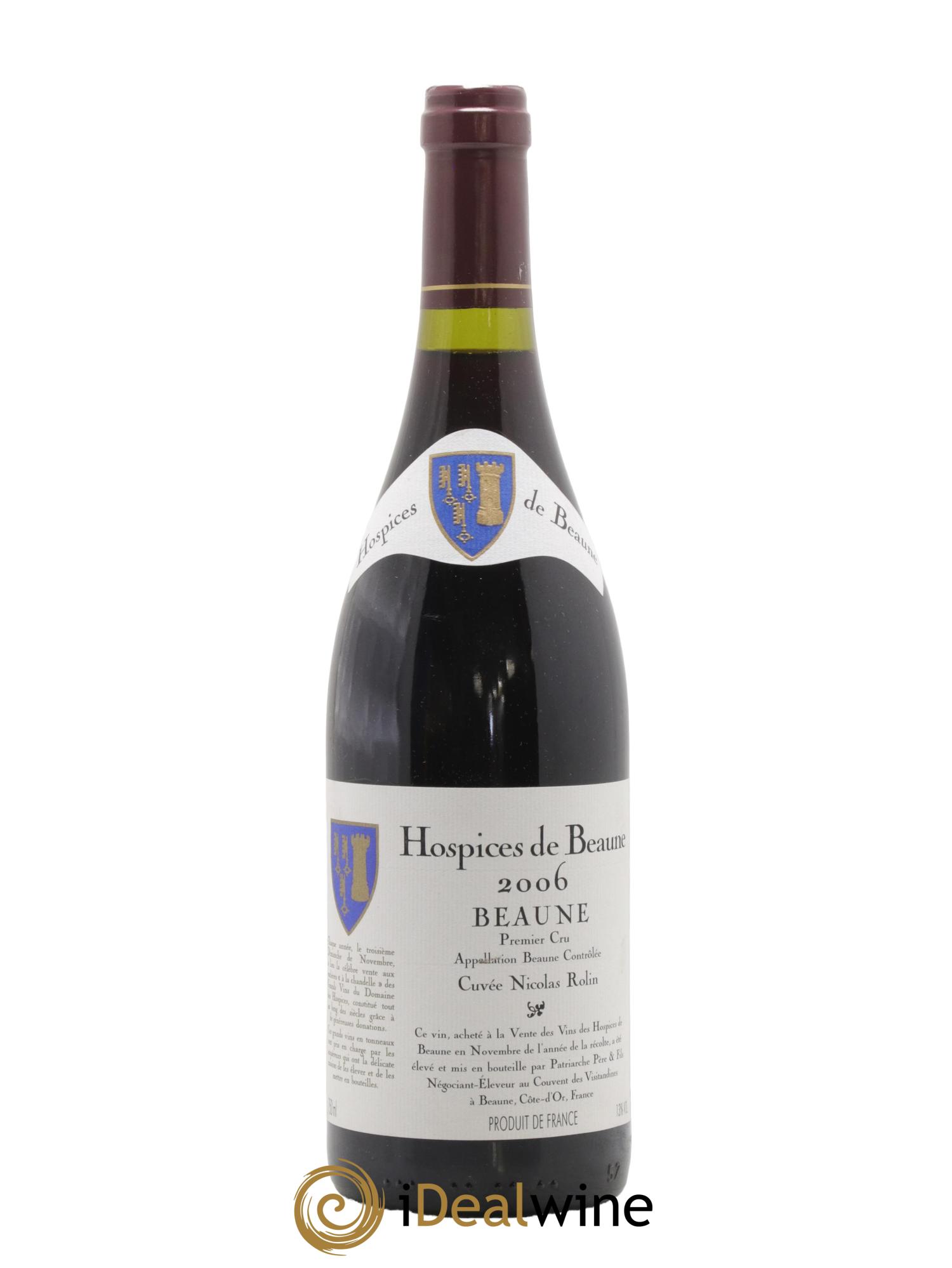 Beaune 1er Cru Cuvée Nicolas Robin Hospices de Beaune 2006 - Lotto di 1 bottiglia - 0
