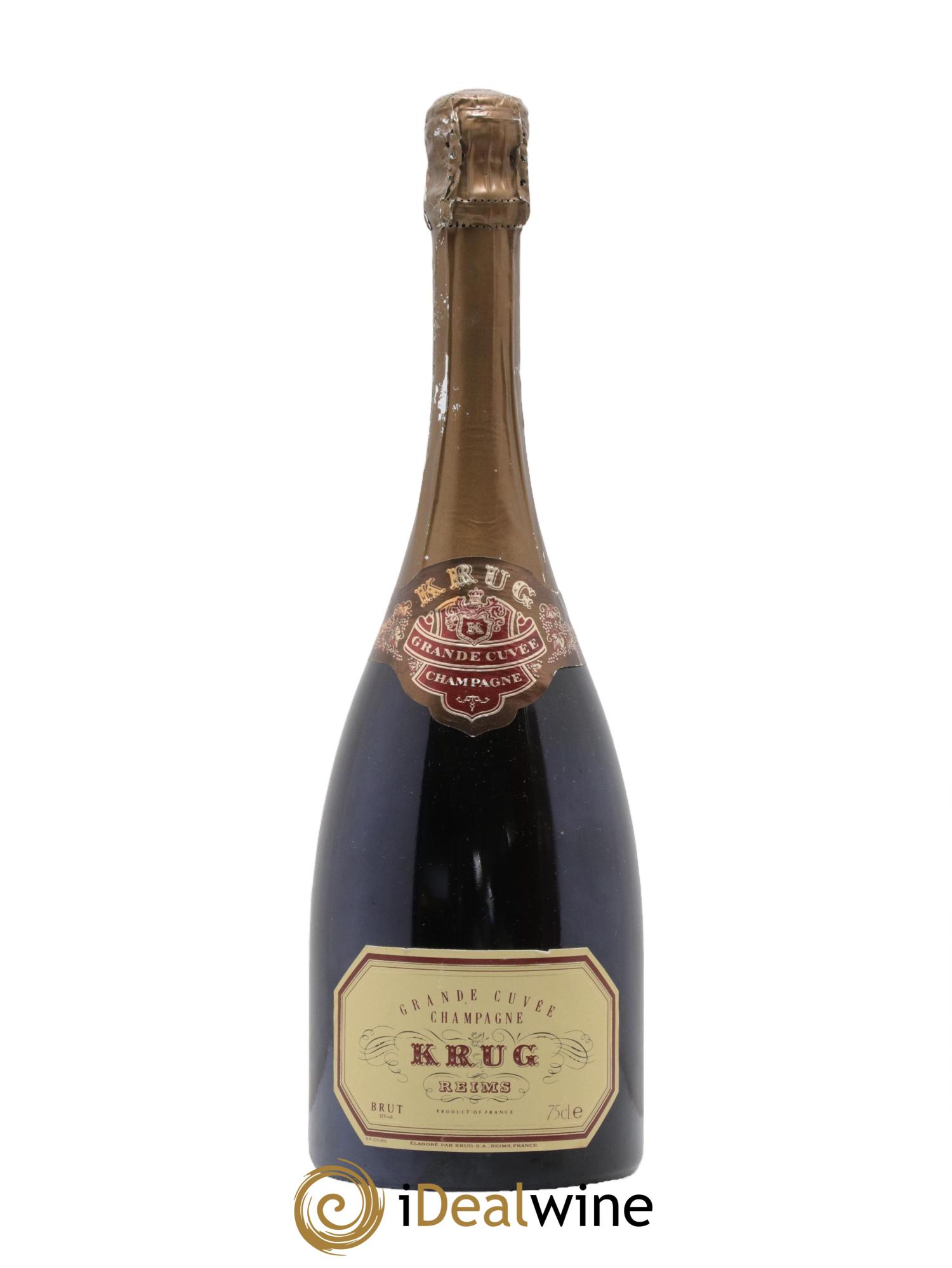 Champagne Brut Grande Cuvee White Label Krug - Lot de 1 bouteille - 0