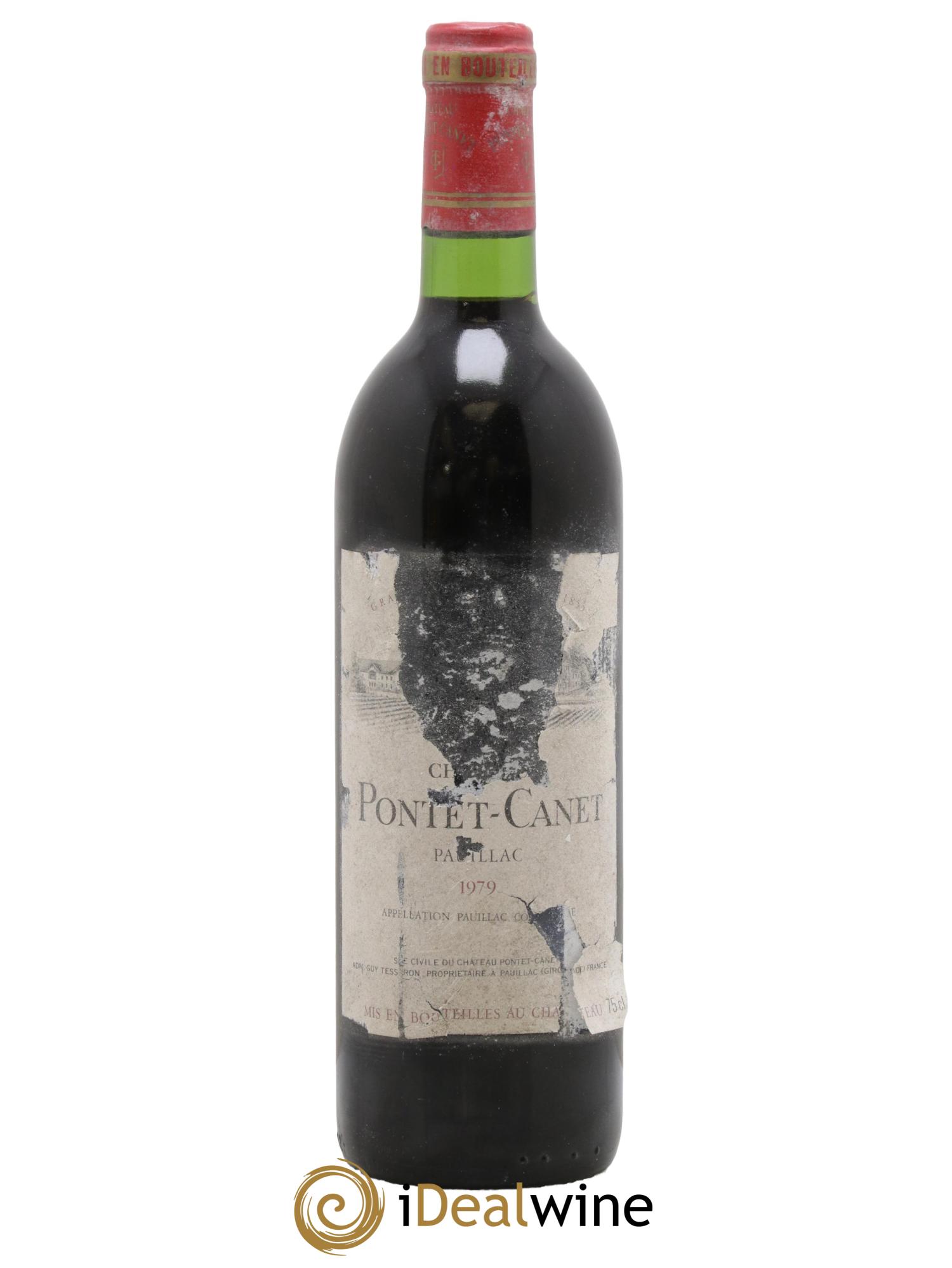 Château Pontet Canet 5ème Grand Cru Classé 1979 - Lotto di 1 bottiglia - 0