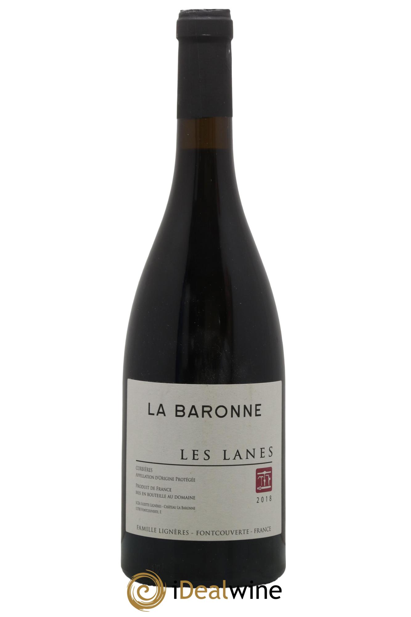 Corbières Les Lanes La Baronne 2018 - Lot de 1 bouteille - 0