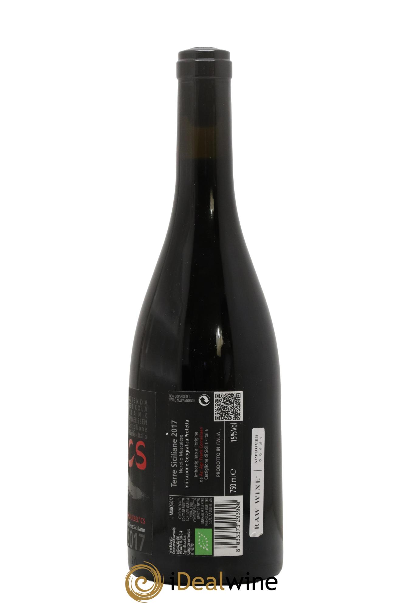 Terre Siciliane IGT Munjebel 9 CS Frank Cornelissen 2017 - Lot of 1 bottle - 1