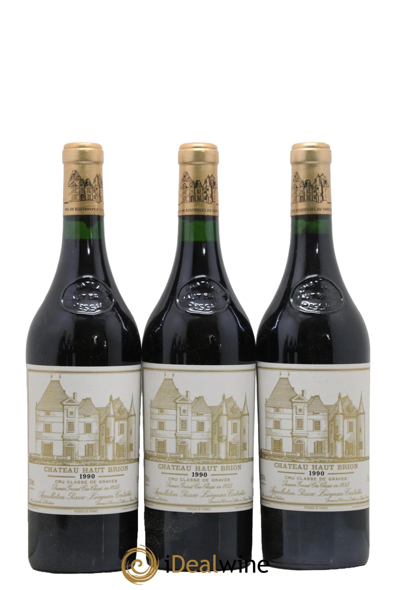 Château Haut Brion 1er Grand Cru Classé 1990 - Posten von 12 Flaschen - 1