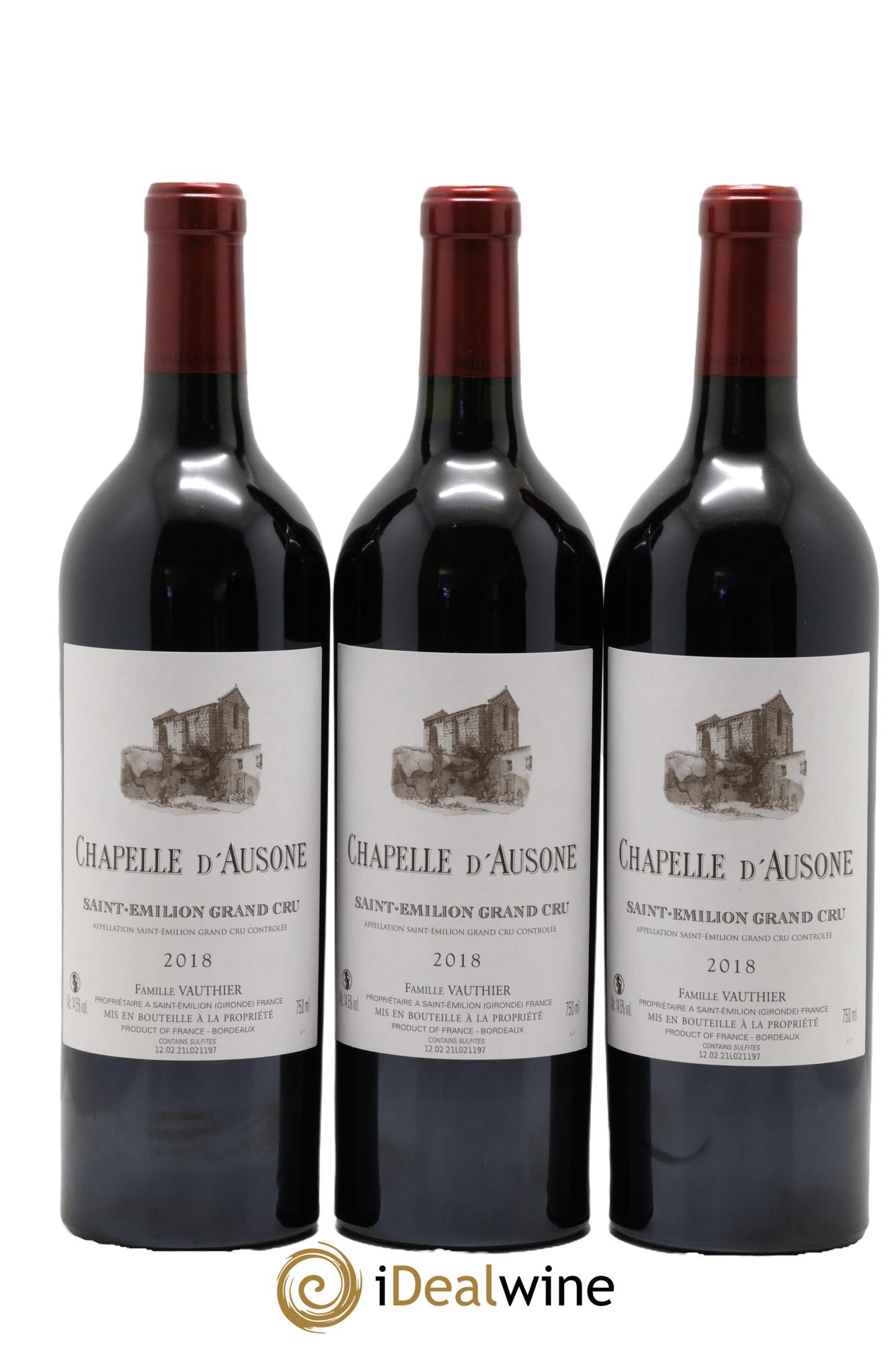 Chapelle d'Ausone Second Vin 2018 - Posten von 6 Flaschen - 1