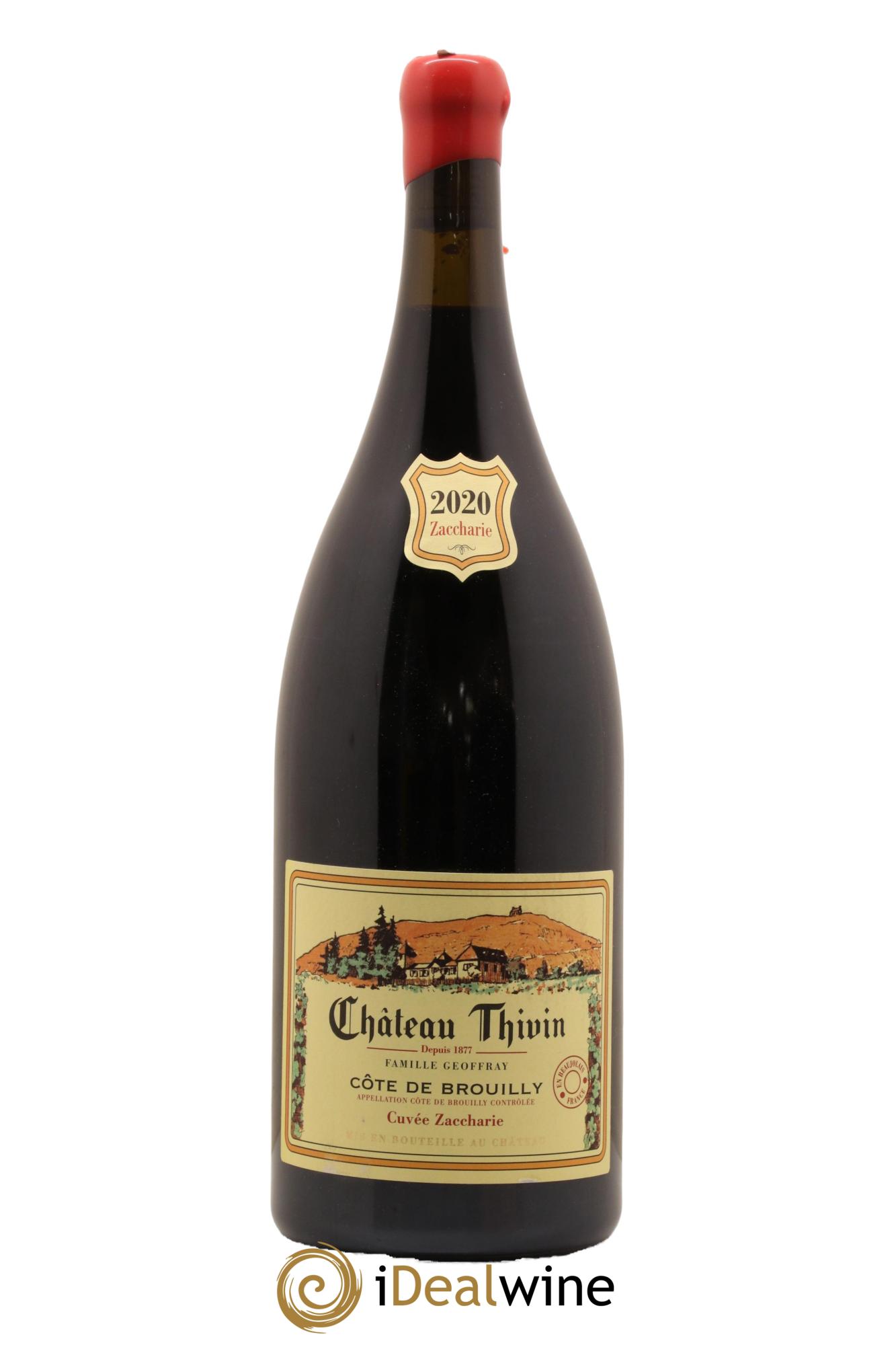 Côte de Brouilly Cuvée Zaccharie Château Thivin 2020 - Lot de 1 magnum - 0