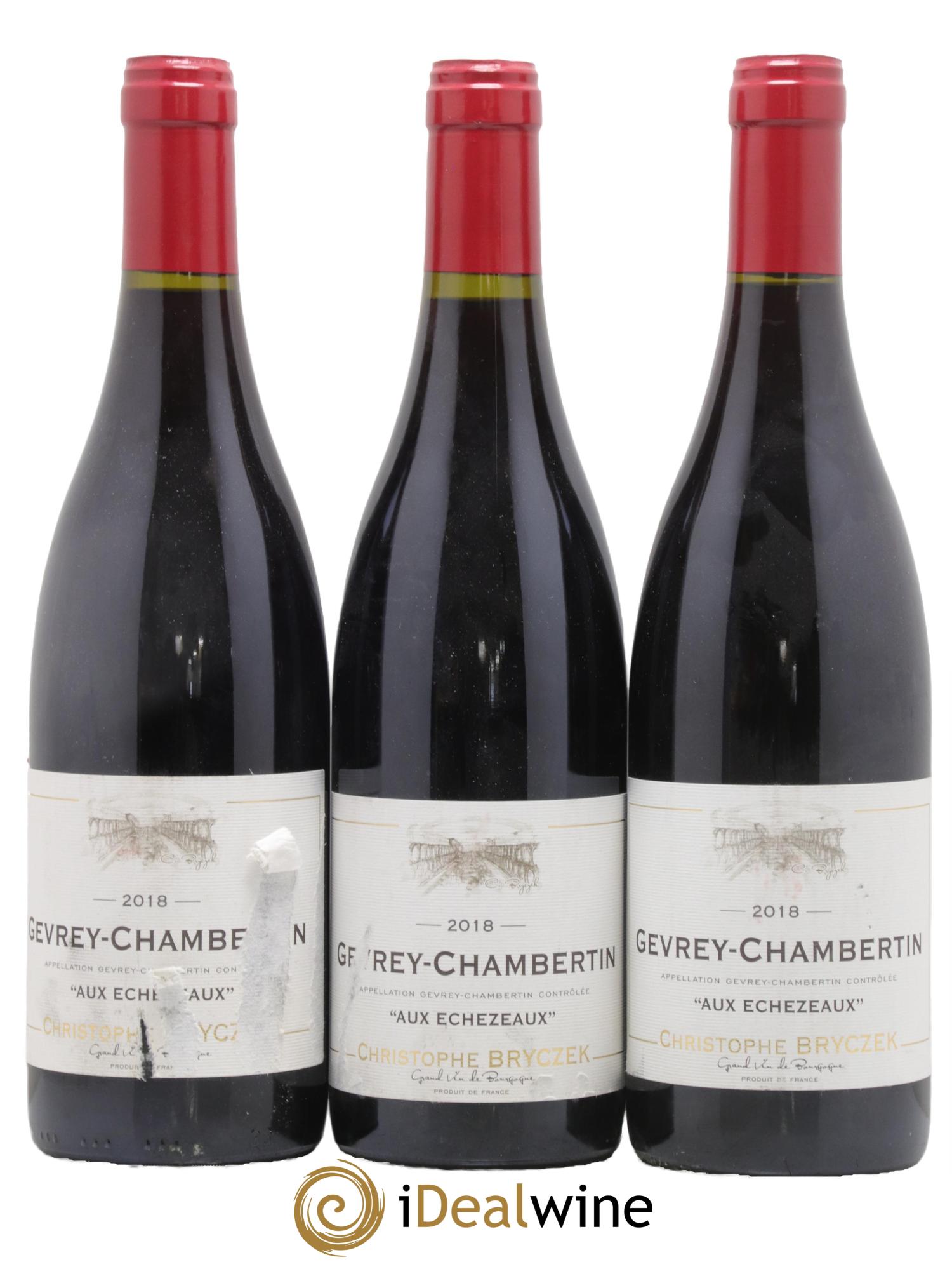Gevrey-Chambertin Aux Echezeaux Christophe Bryczek 2018 - Lot de 3 bouteilles - 0