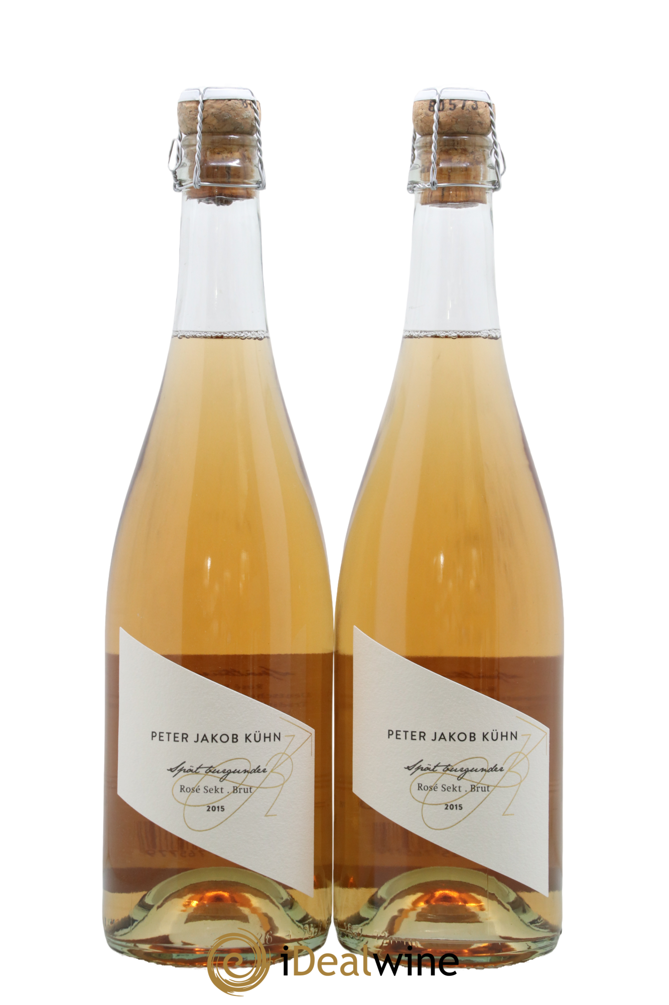 Vins Etrangers Spatburgunder Rosé Sket Brut Peter Jakob KûnhPeter Jacob Kuhn 2015 - Lot de 2 bouteilles - 0