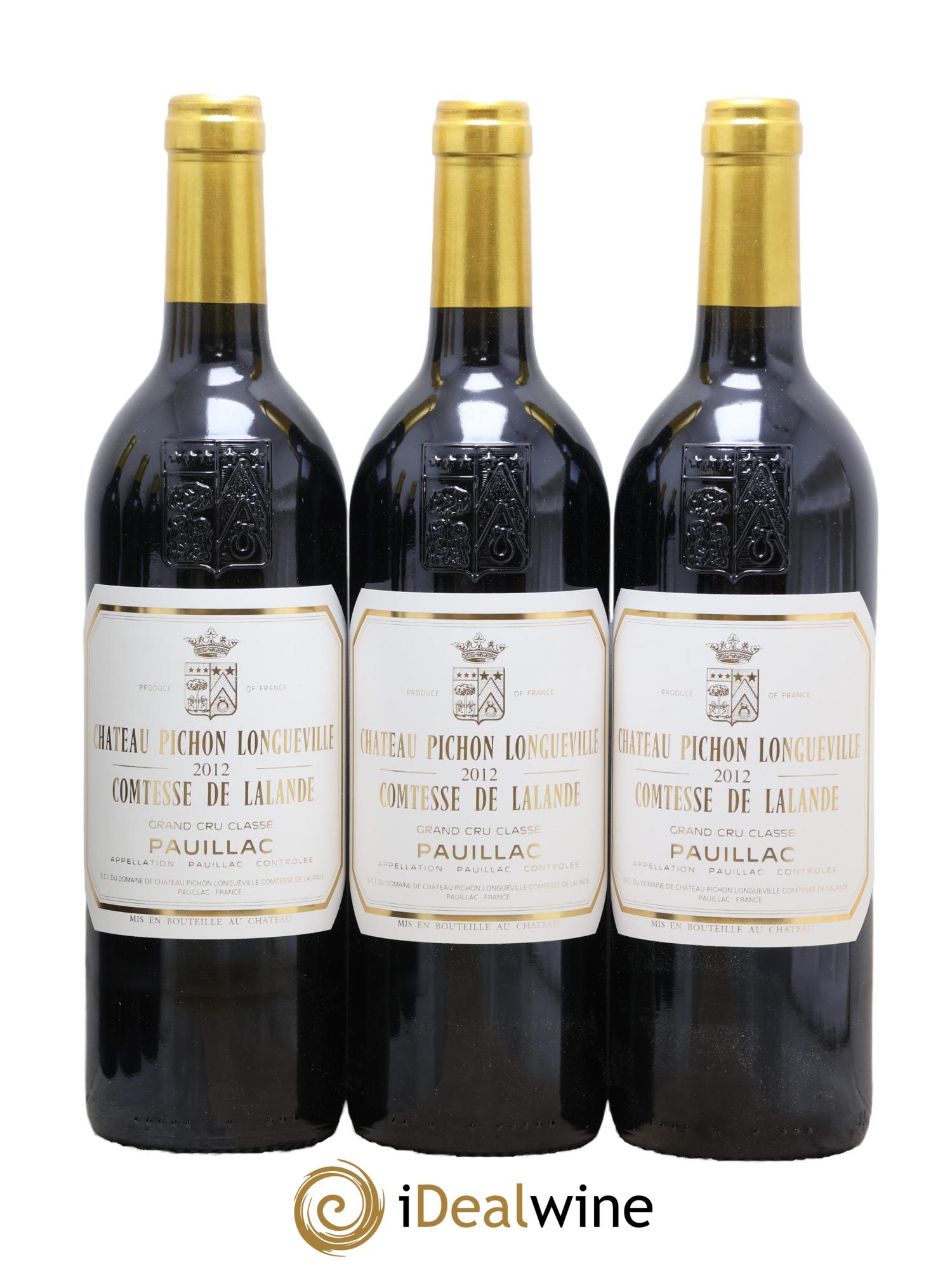Château Pichon Longueville Comtesse de Lalande 2ème Grand Cru Classé 2012 - Posten von 6 Flaschen - 1